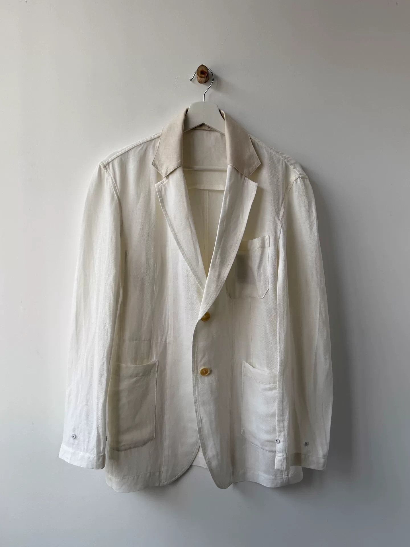 Y's Yohji Yamamoto Y's Linen Summer Jacket Size US M / EU 48-50 / 2 - 5 Thumbnail
