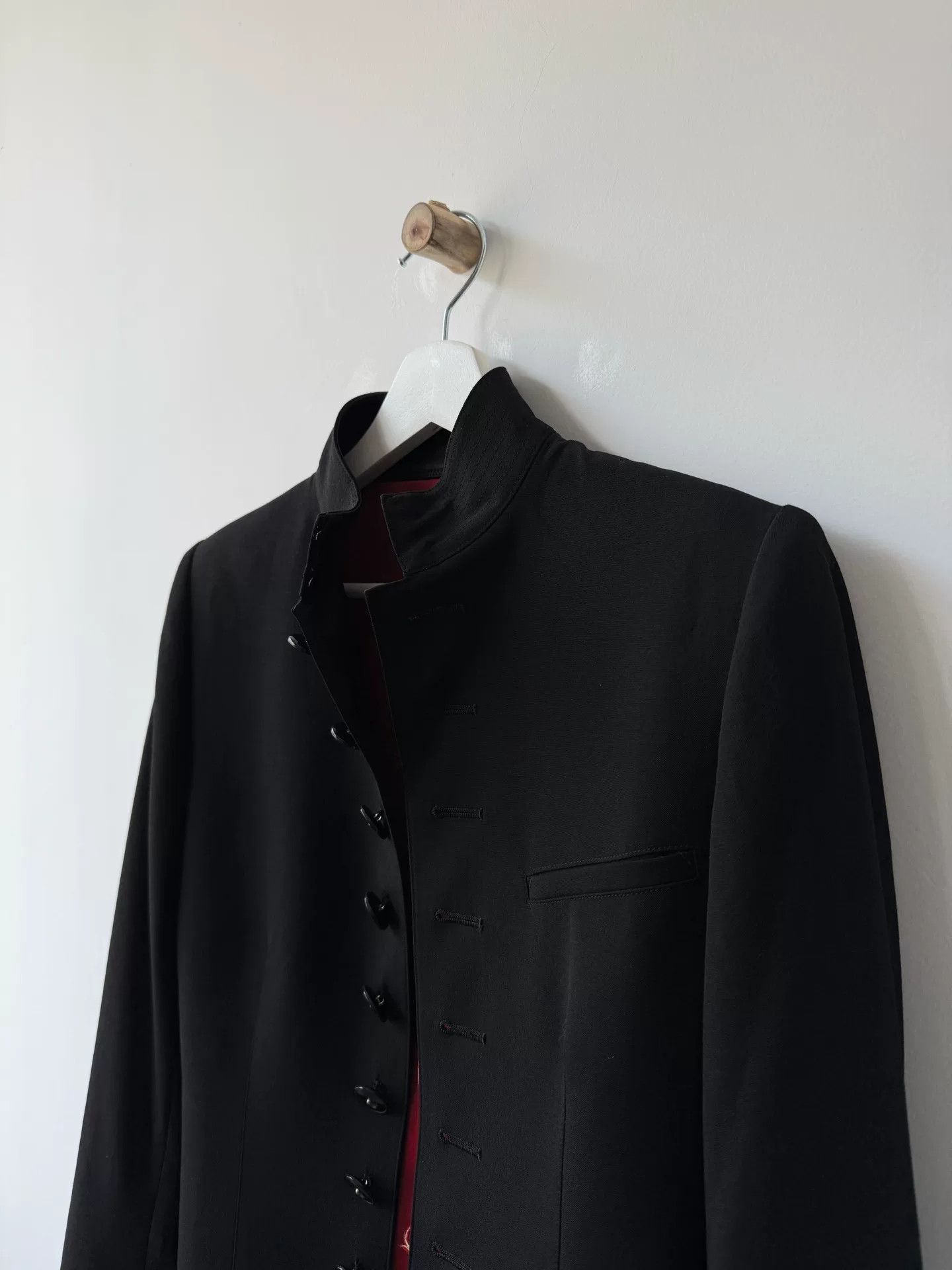 Jean Paul Gaultier Jean Paul Gaultier Black Wool Outerwear Jacket Size M / US 6-8 / IT 42-44 - 3 Thumbnail