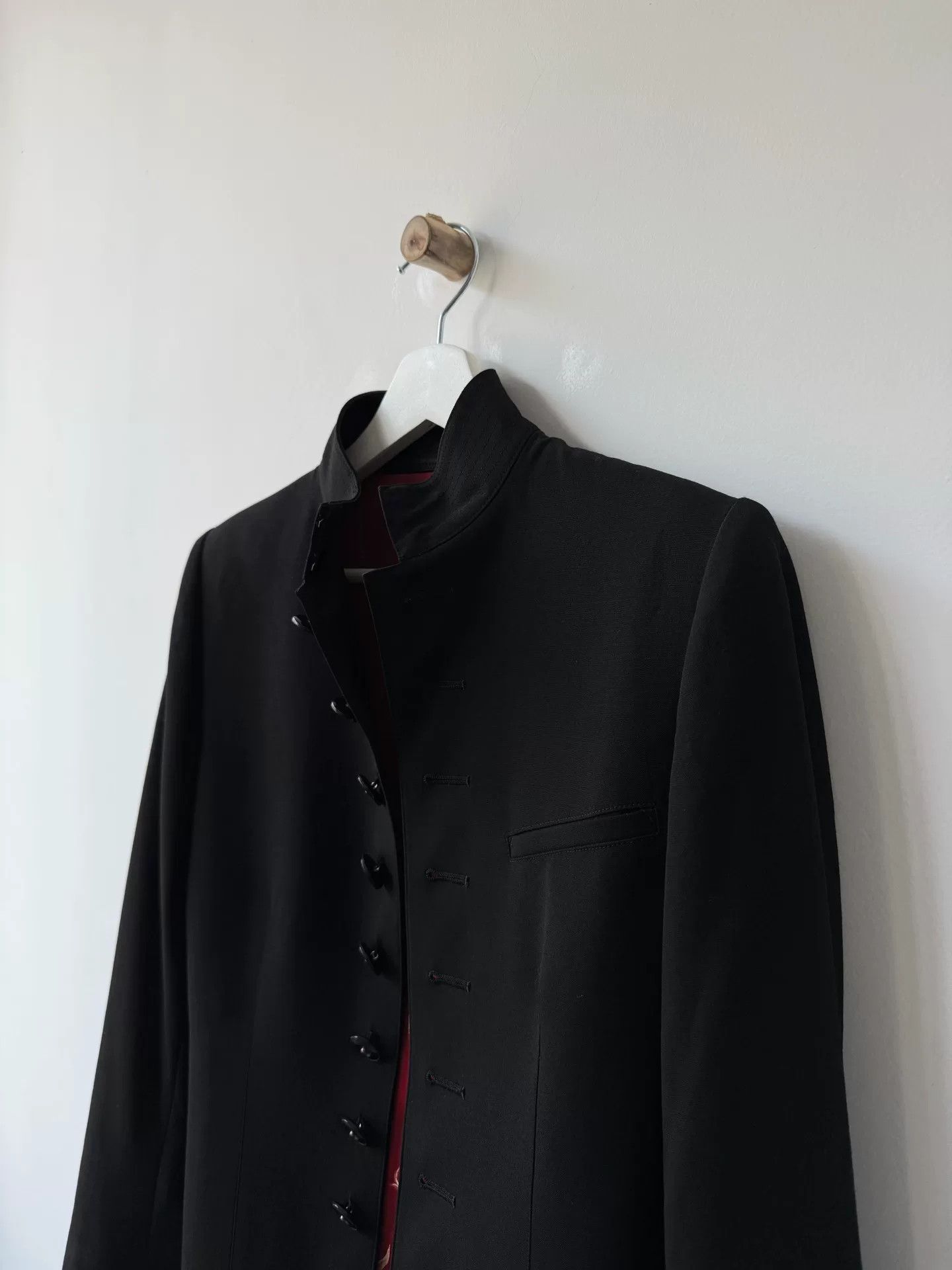 Jean Paul Gaultier Jean Paul Gaultier Black Wool Outerwear Jacket Size M / US 6-8 / IT 42-44 - 4 Thumbnail