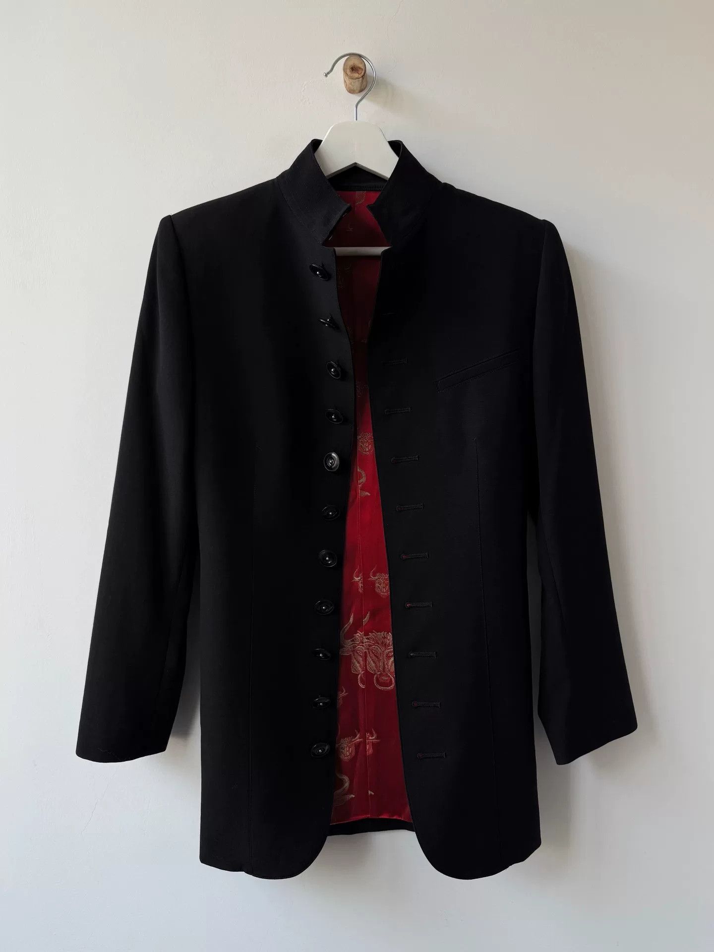 Jean Paul Gaultier Jean Paul Gaultier Black Wool Outerwear Jacket Size M / US 6-8 / IT 42-44 - 2 Thumbnail