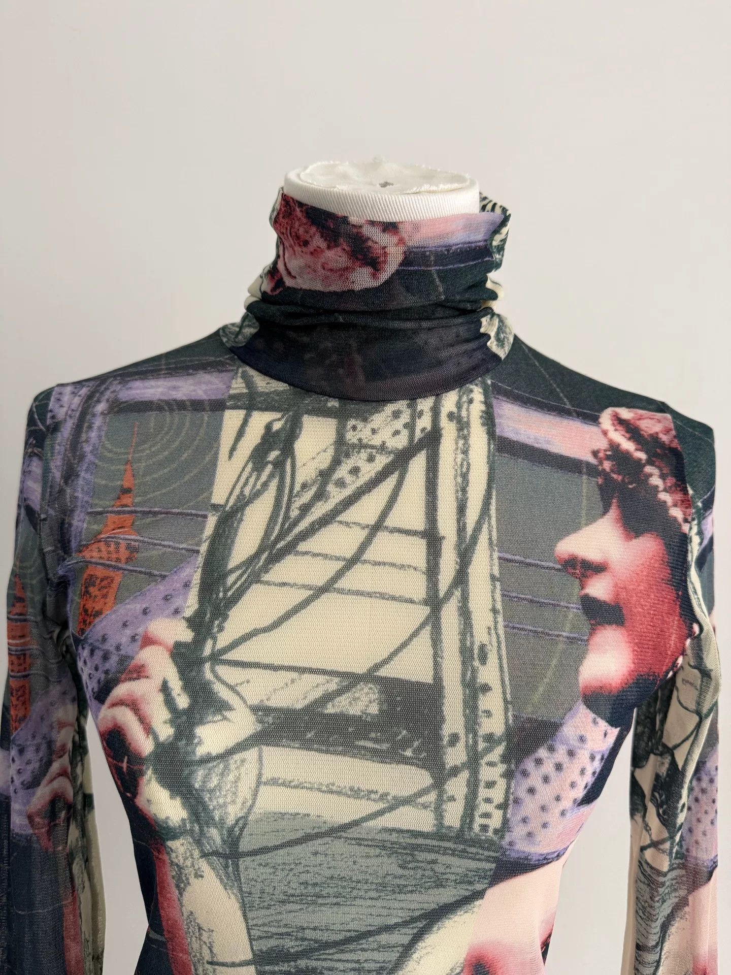 Jean Paul Gaultier Jean Paul Gaultier Sheer Graphic Top Size M / US 6-8 / IT 42-44 - 2 Thumbnail