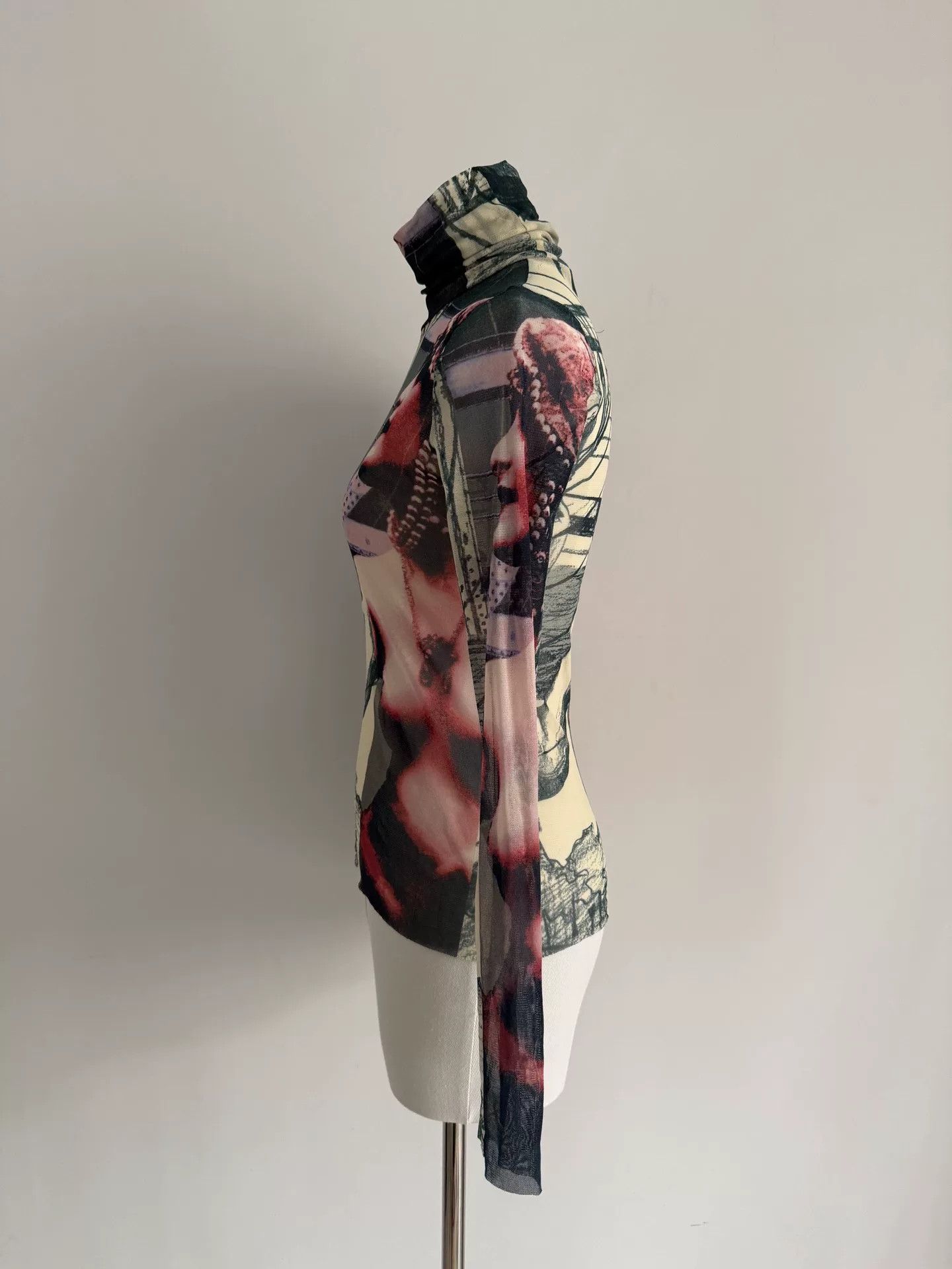 Jean Paul Gaultier Jean Paul Gaultier Sheer Graphic Top Size M / US 6-8 / IT 42-44 - 7 Thumbnail