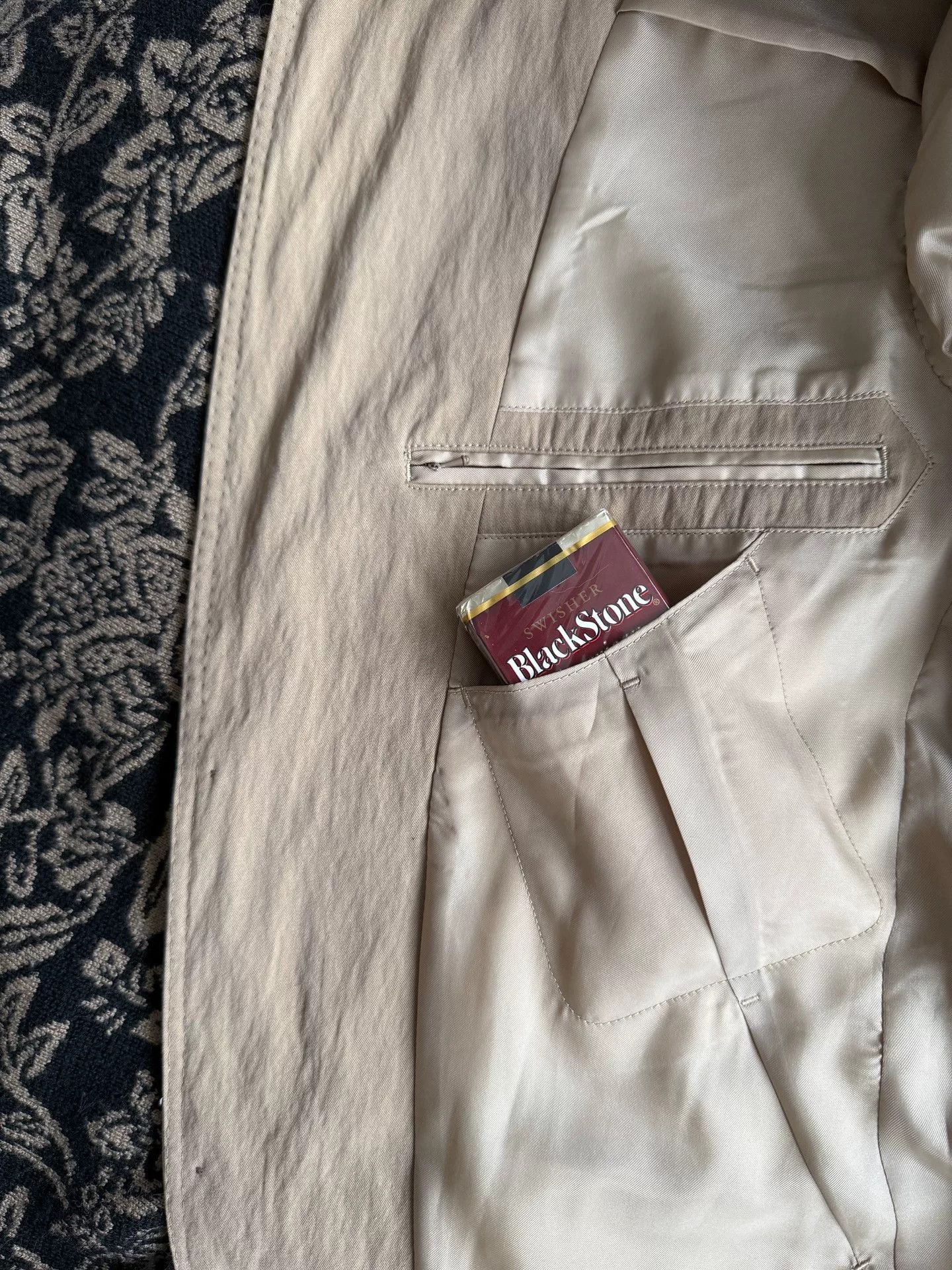 Yohji Yamamoto Yohji Yamamoto Textured Beige Blazer Jacket Size US L / EU 52-54 / 3 - 7 Thumbnail