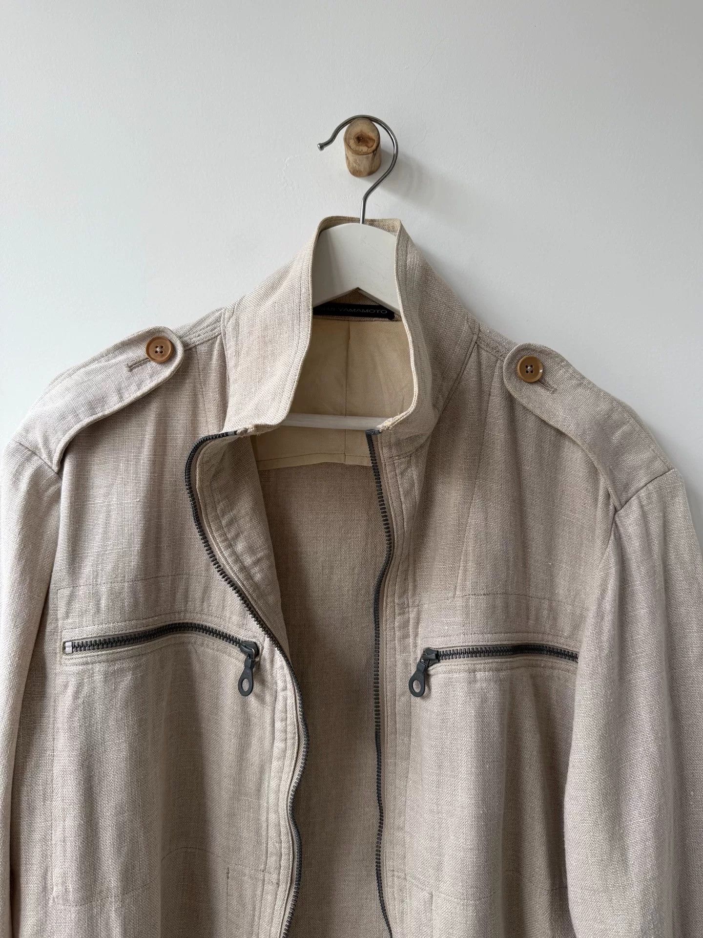 Y's for Men Yohji Yamamoto Y's Men Linen Jacket Size US M / EU 48-50 / 2 - 3 Thumbnail