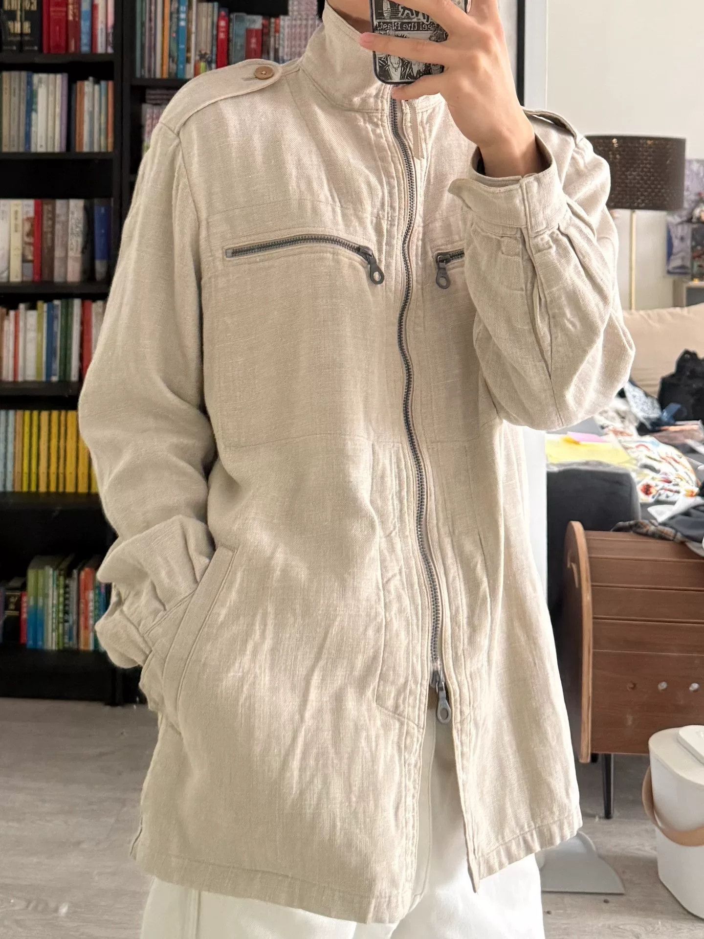 Y's for Men Yohji Yamamoto Y's Men Linen Jacket Size US M / EU 48-50 / 2 - 9 Thumbnail
