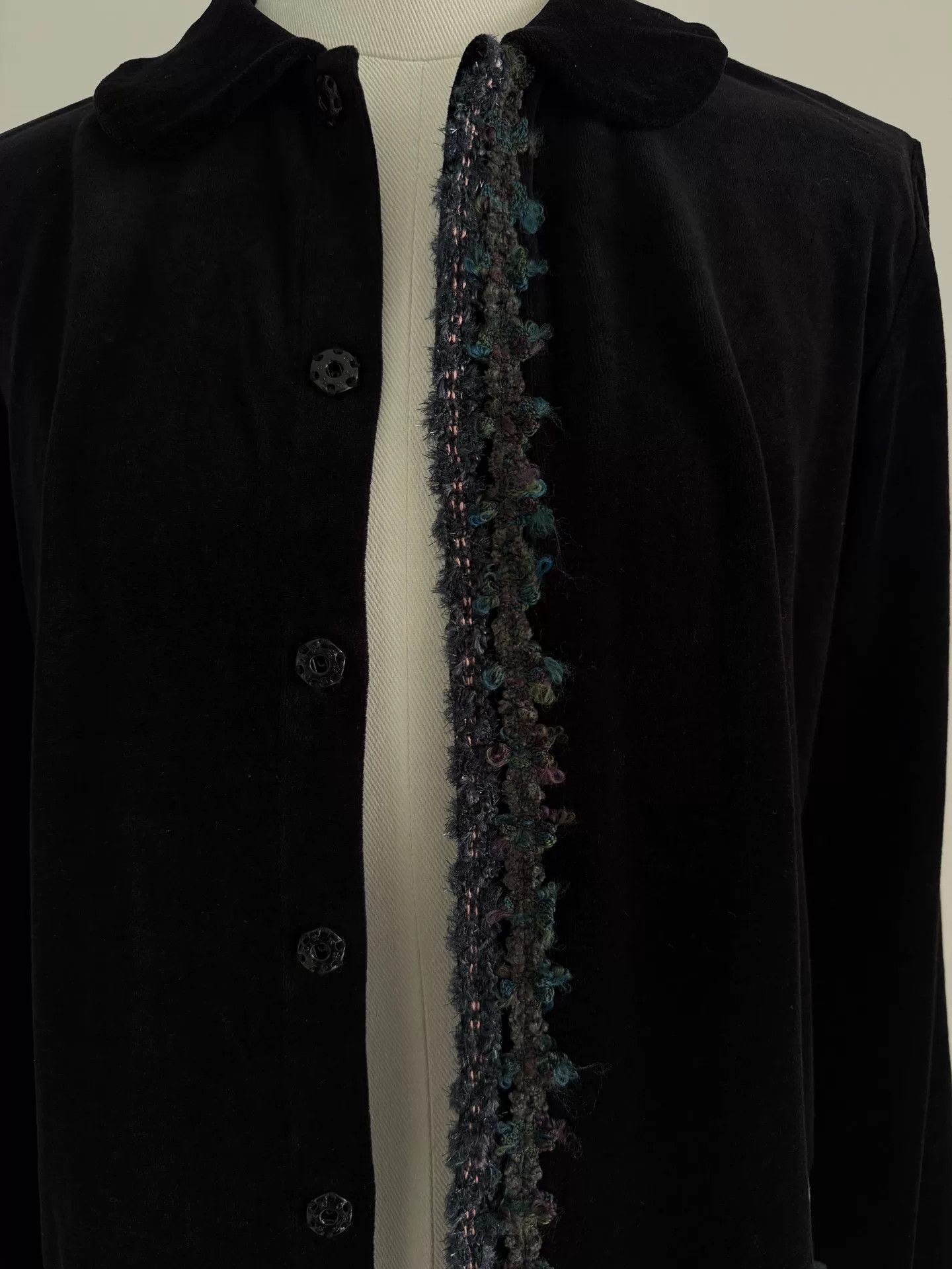 Comme des Garcons black velvet jacket by comme des garçons Size ONE SIZE - 2 Thumbnail