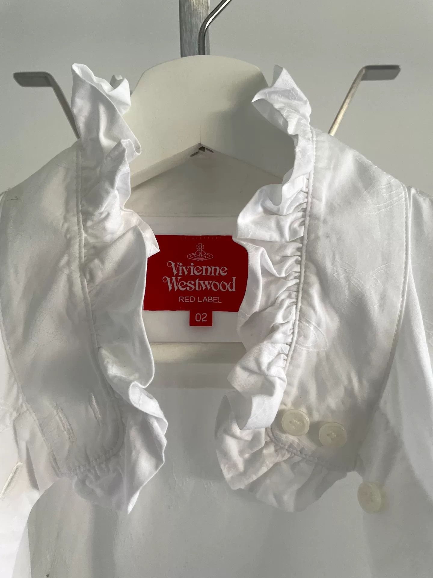 Vivienne Westwood vivienne westwood ruffled collar embroidered shirt Size S / US 4 / IT 40 - 7 Thumbnail