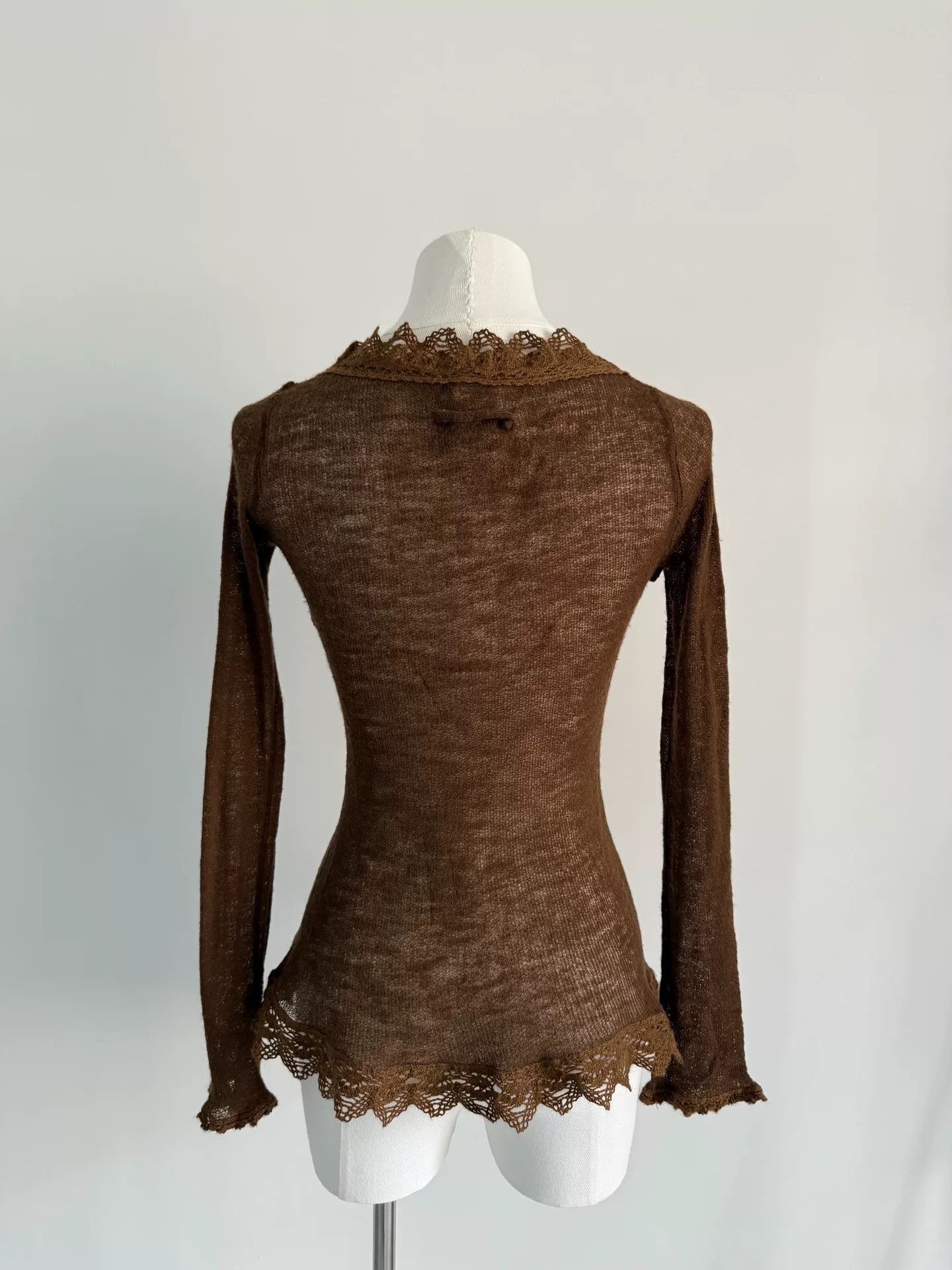 Jean Paul Gaultier Jean Paul Gaultier Lace Trim Top Size ONE SIZE - 3 Thumbnail