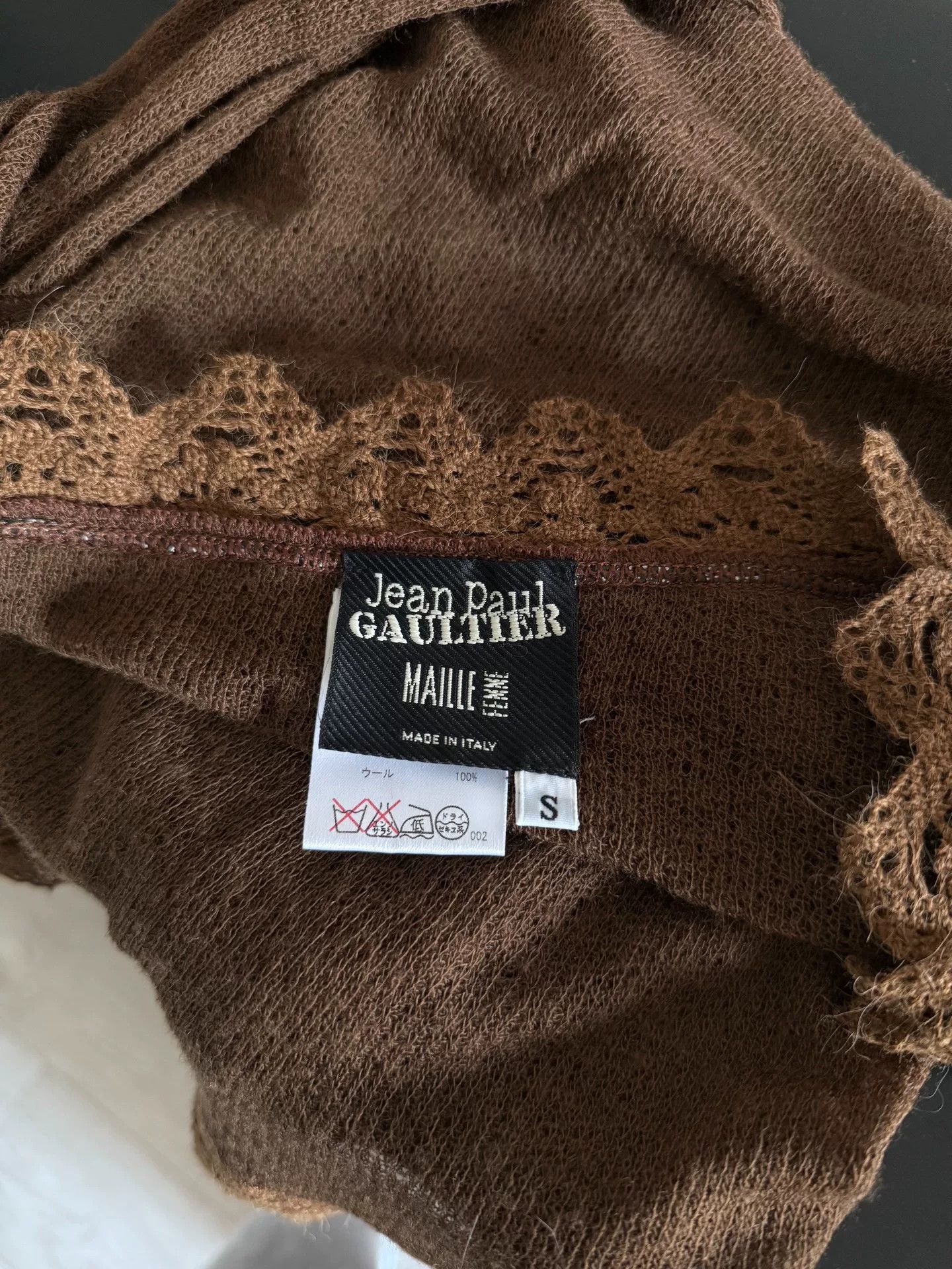 Jean Paul Gaultier Jean Paul Gaultier Lace Trim Top Size ONE SIZE - 5 Thumbnail