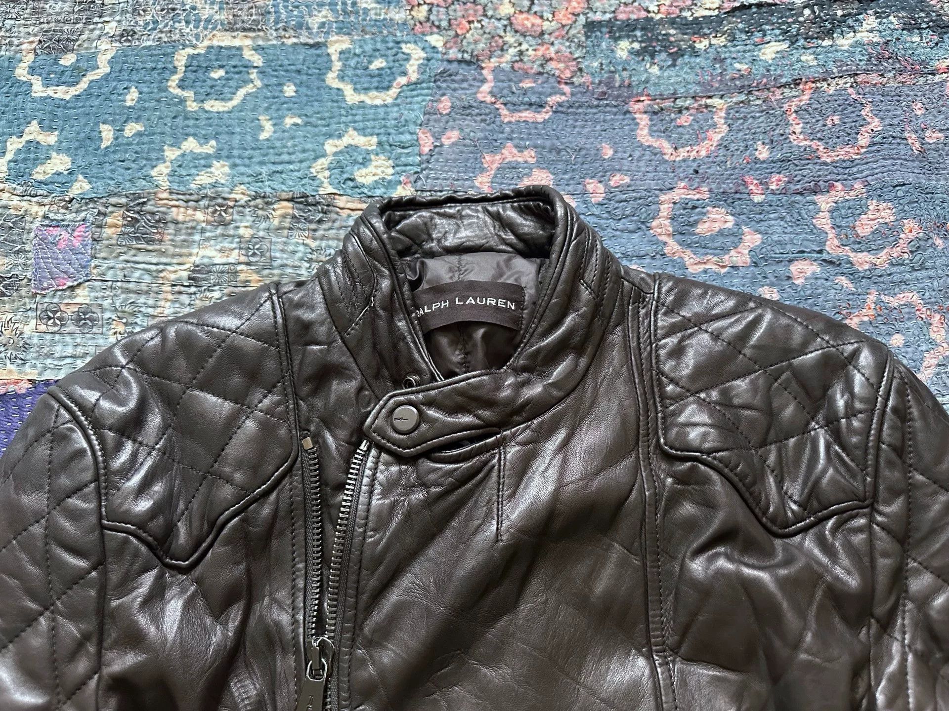 Ralph Lauren Black Label ralph lauren black label motorcycle leather jacket Size US M / EU 48-50 / 2 - 3 Thumbnail