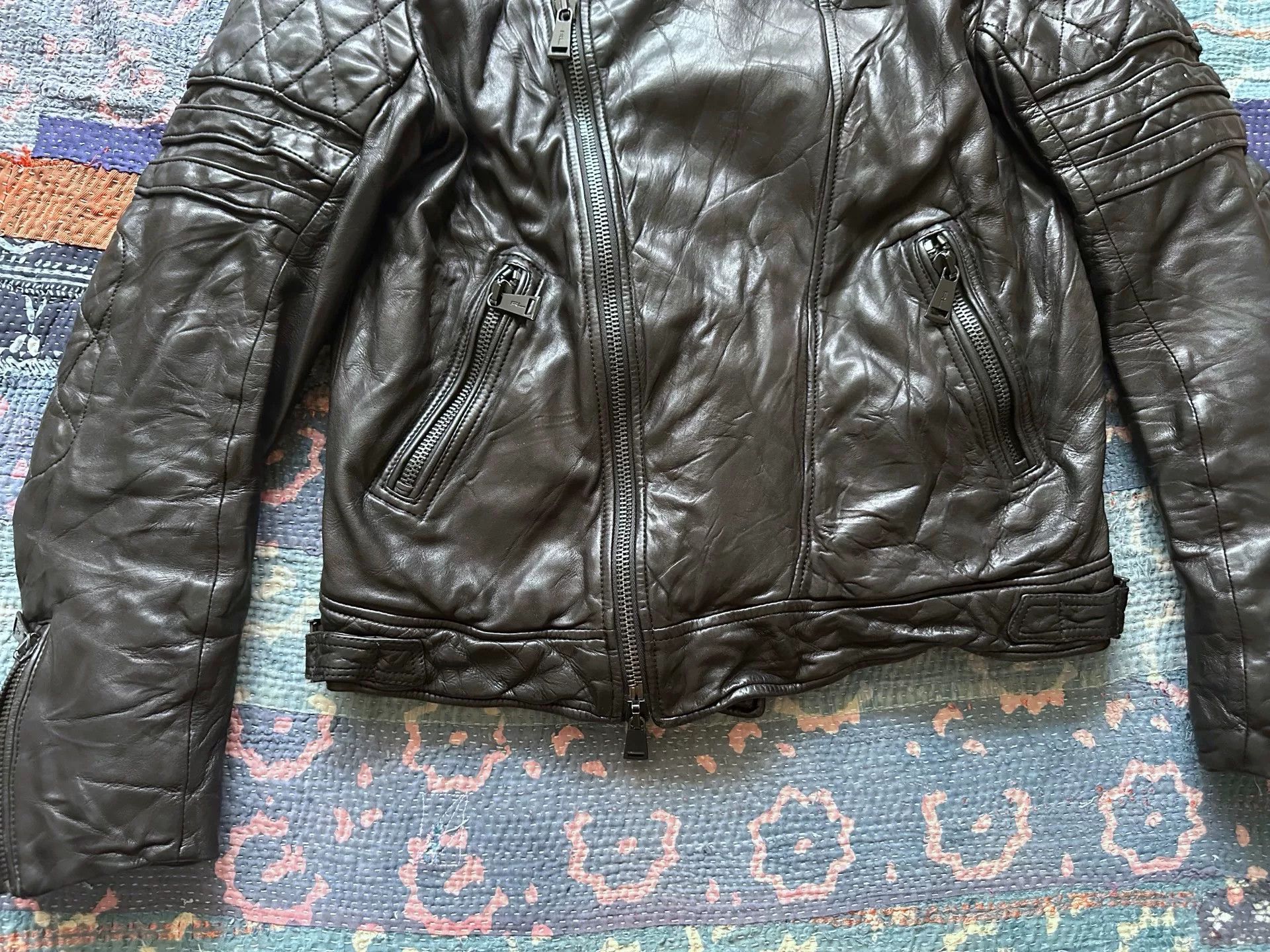 Ralph Lauren Black Label ralph lauren black label motorcycle leather jacket Size US M / EU 48-50 / 2 - 4 Thumbnail