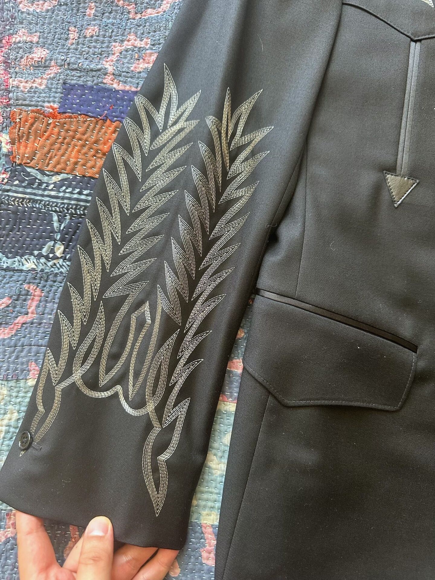 Ralph Lauren Black Label ralph lauren embroidered western jacket Size US M / EU 48-50 / 2 - 3 Thumbnail