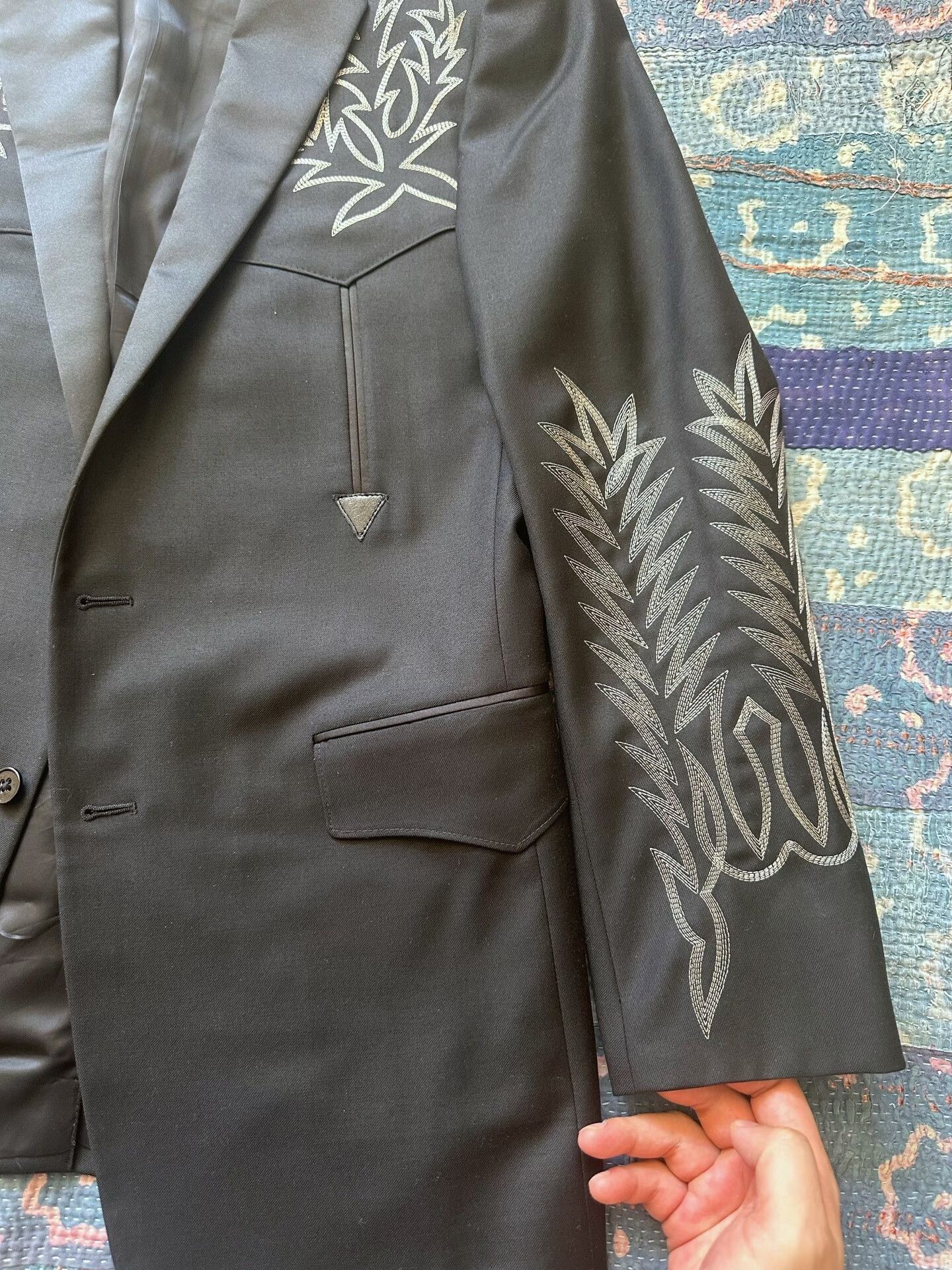Ralph Lauren Black Label ralph lauren embroidered western jacket Size US M / EU 48-50 / 2 - 4 Thumbnail
