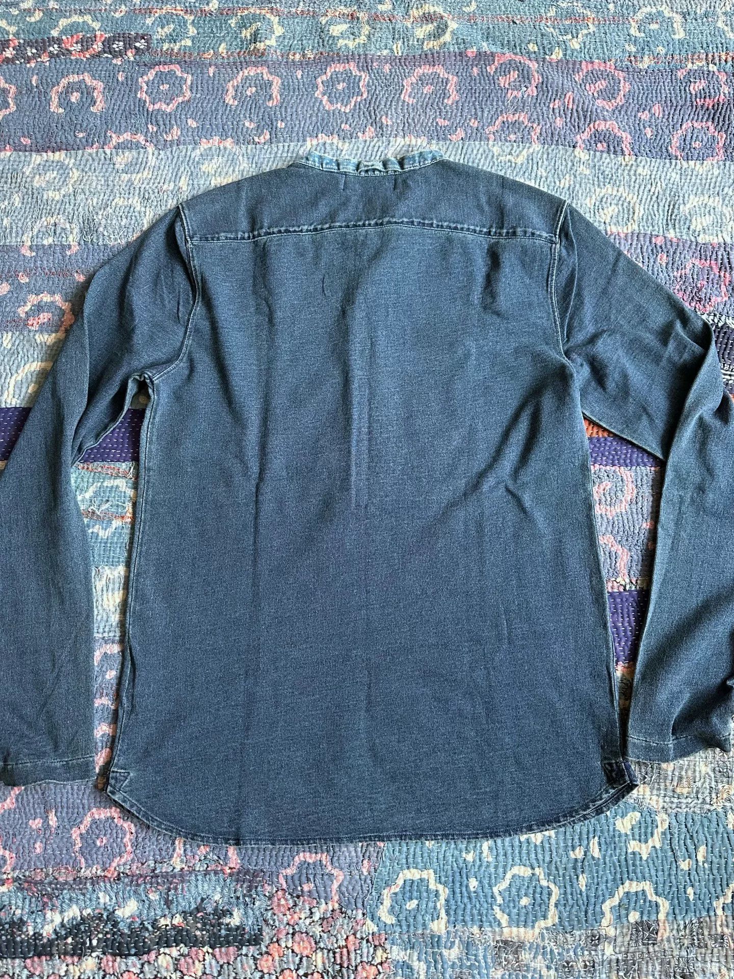 RRL Ralph Lauren rrl indigo dye striped t-shirt Size US S / EU 44-46 / 1 - 2 Thumbnail