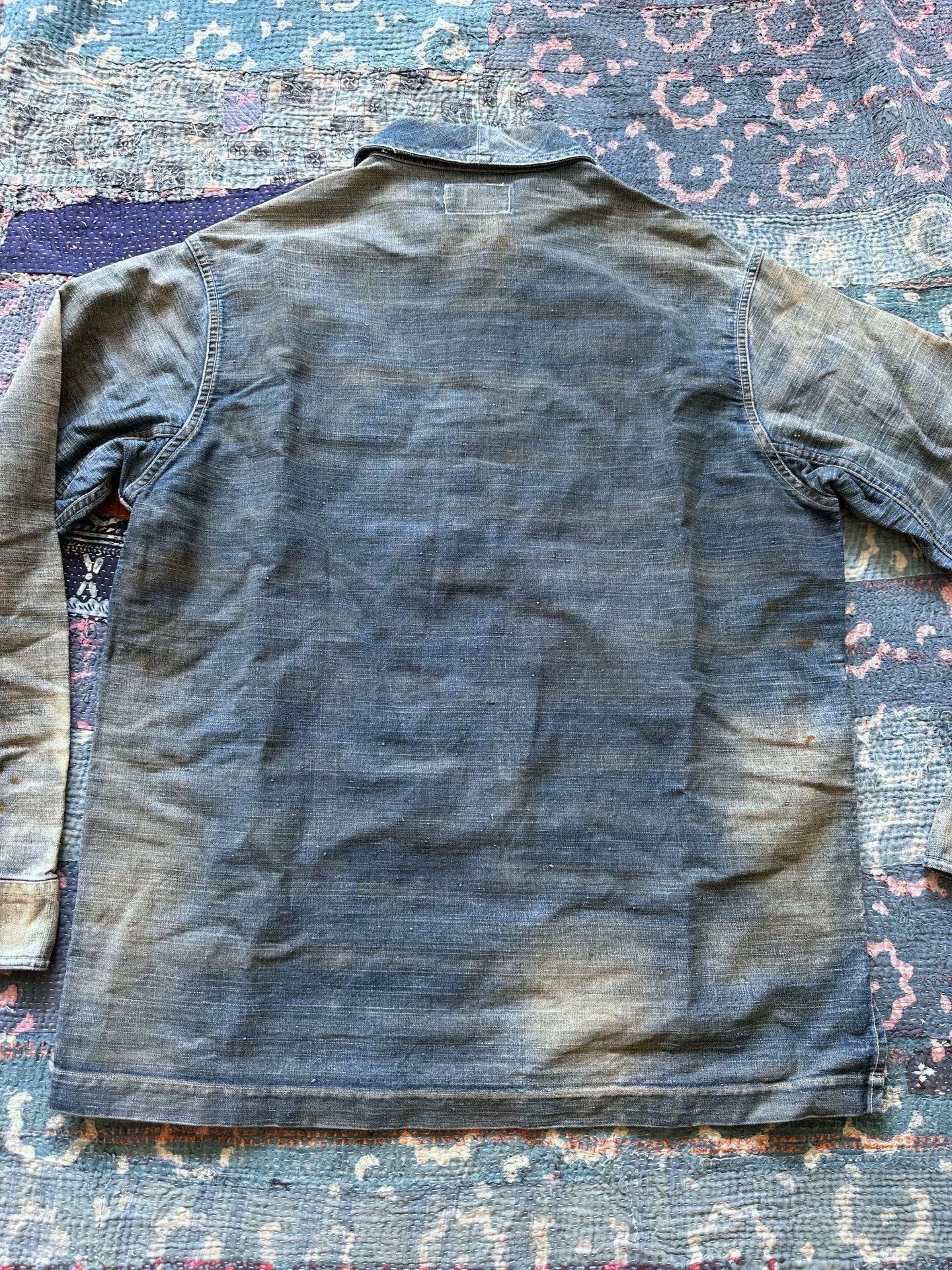 RRL Ralph Lauren vintage washed denim pullover shirt Size US M / EU 48-50 / 2 - 2 Thumbnail