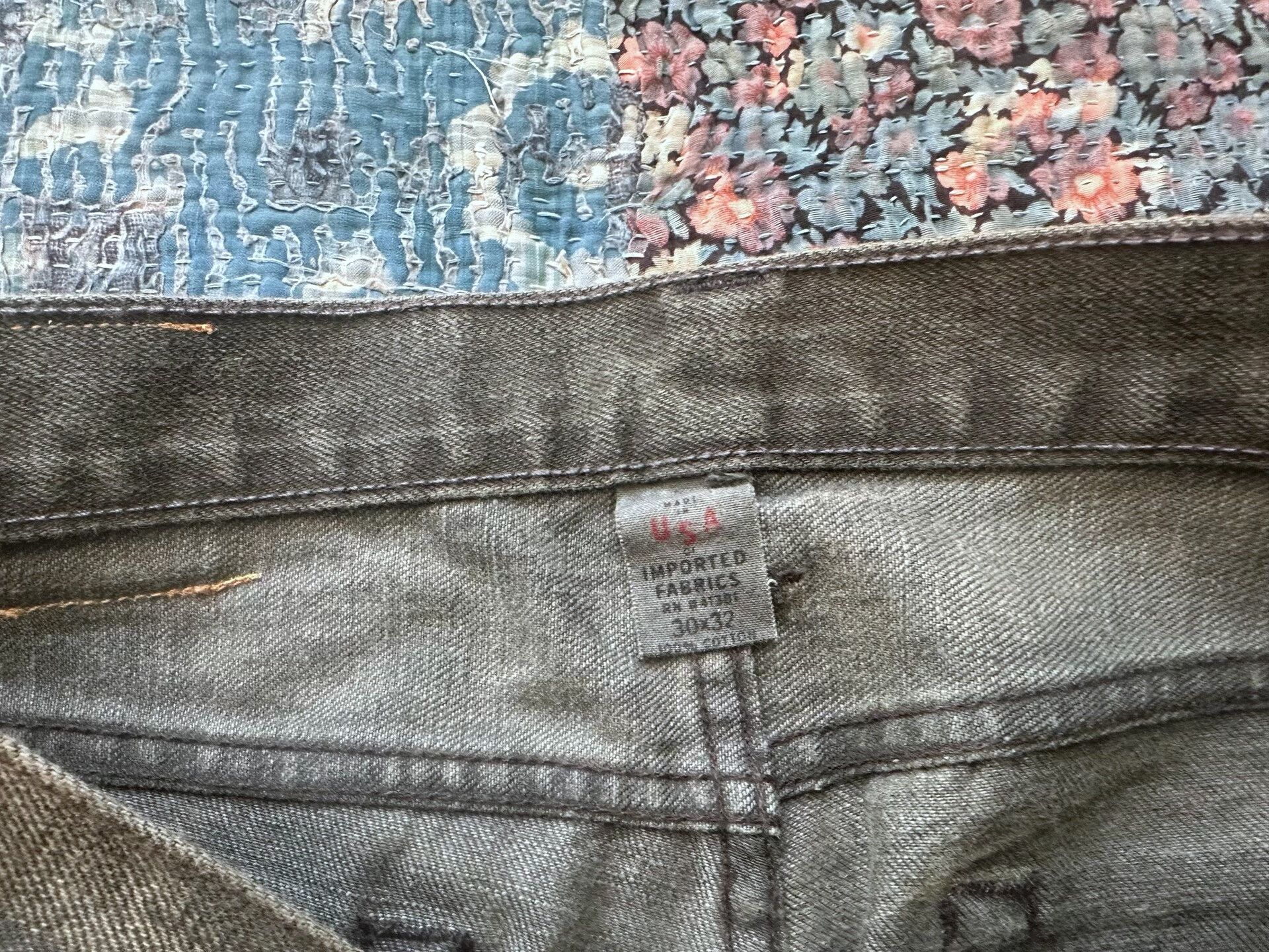 RRL Ralph Lauren distressed slim fit washed denim jeans Size US 30 / EU 46 - 5 Thumbnail