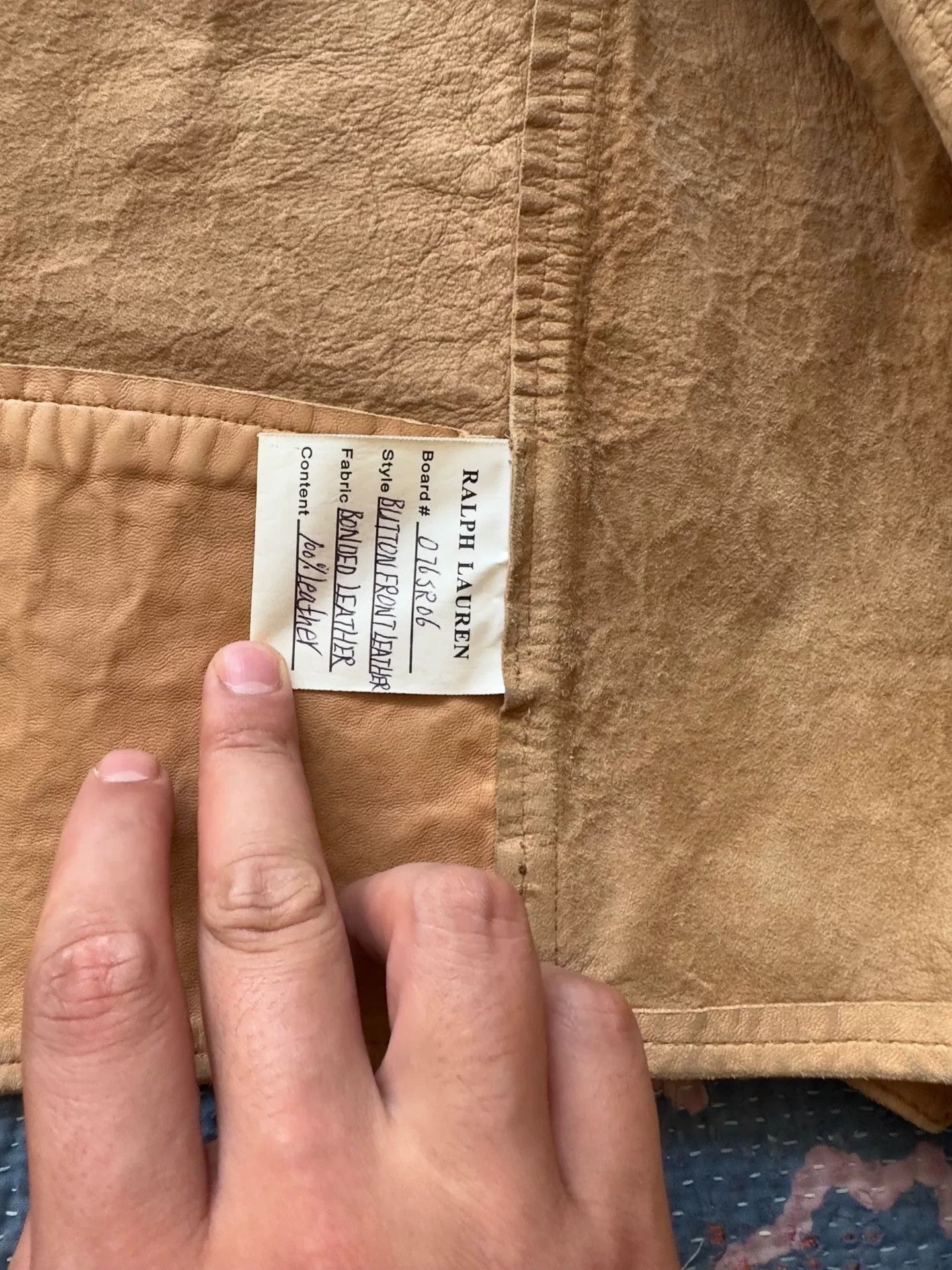 RRL Ralph Lauren beige leather jacket by polo ralph lauren Size US M / EU 48-50 / 2 - 8 Thumbnail
