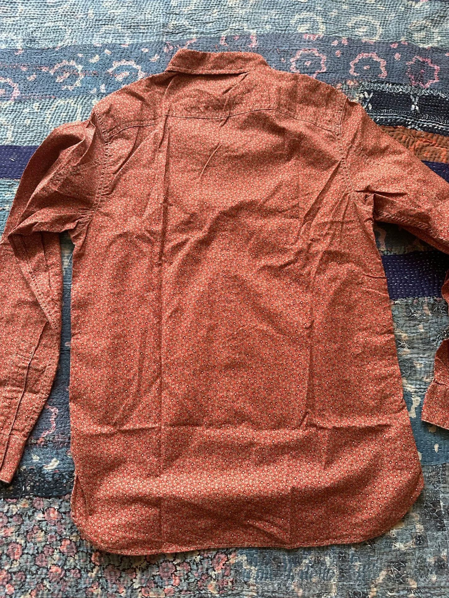 RRL Ralph Lauren rrl spotted floral long sleeve shirt Size US S / EU 44-46 / 1 - 2 Thumbnail