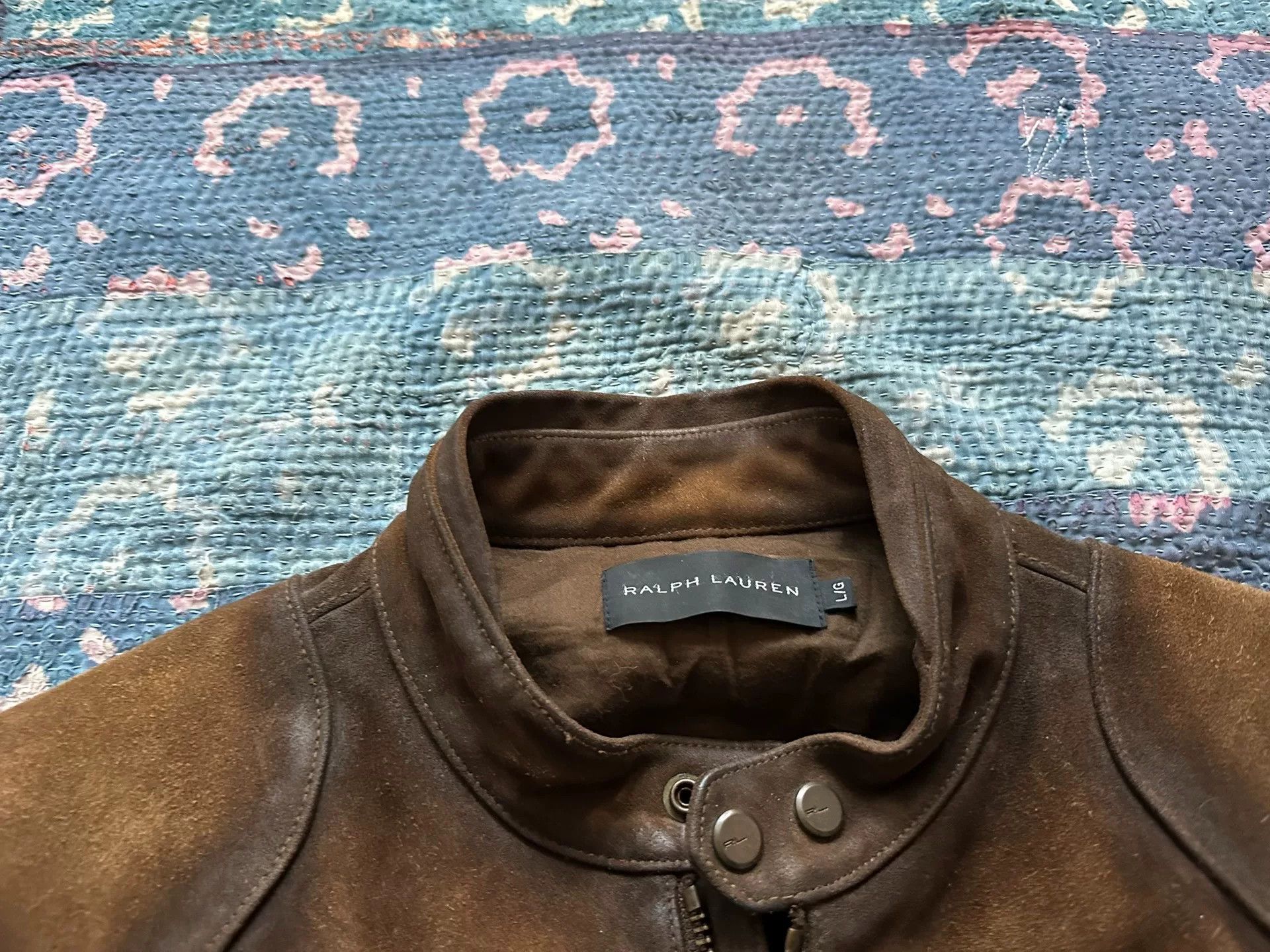 Ralph Lauren Black Label ralph lauren black label distressed leather jacket Size US L / EU 52-54 / 3 - 4 Thumbnail