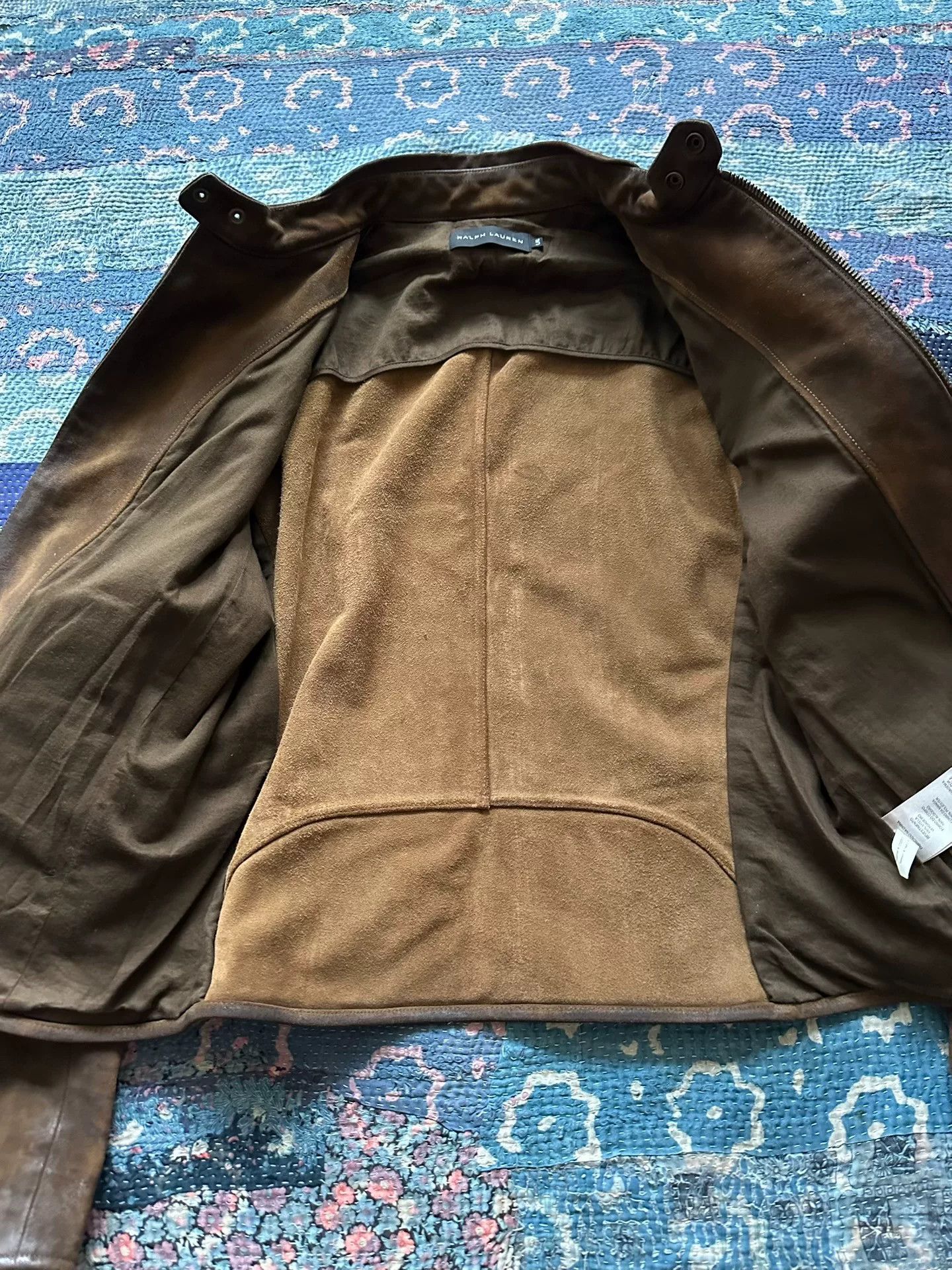 Ralph Lauren Black Label ralph lauren black label distressed leather jacket Size US L / EU 52-54 / 3 - 8 Thumbnail
