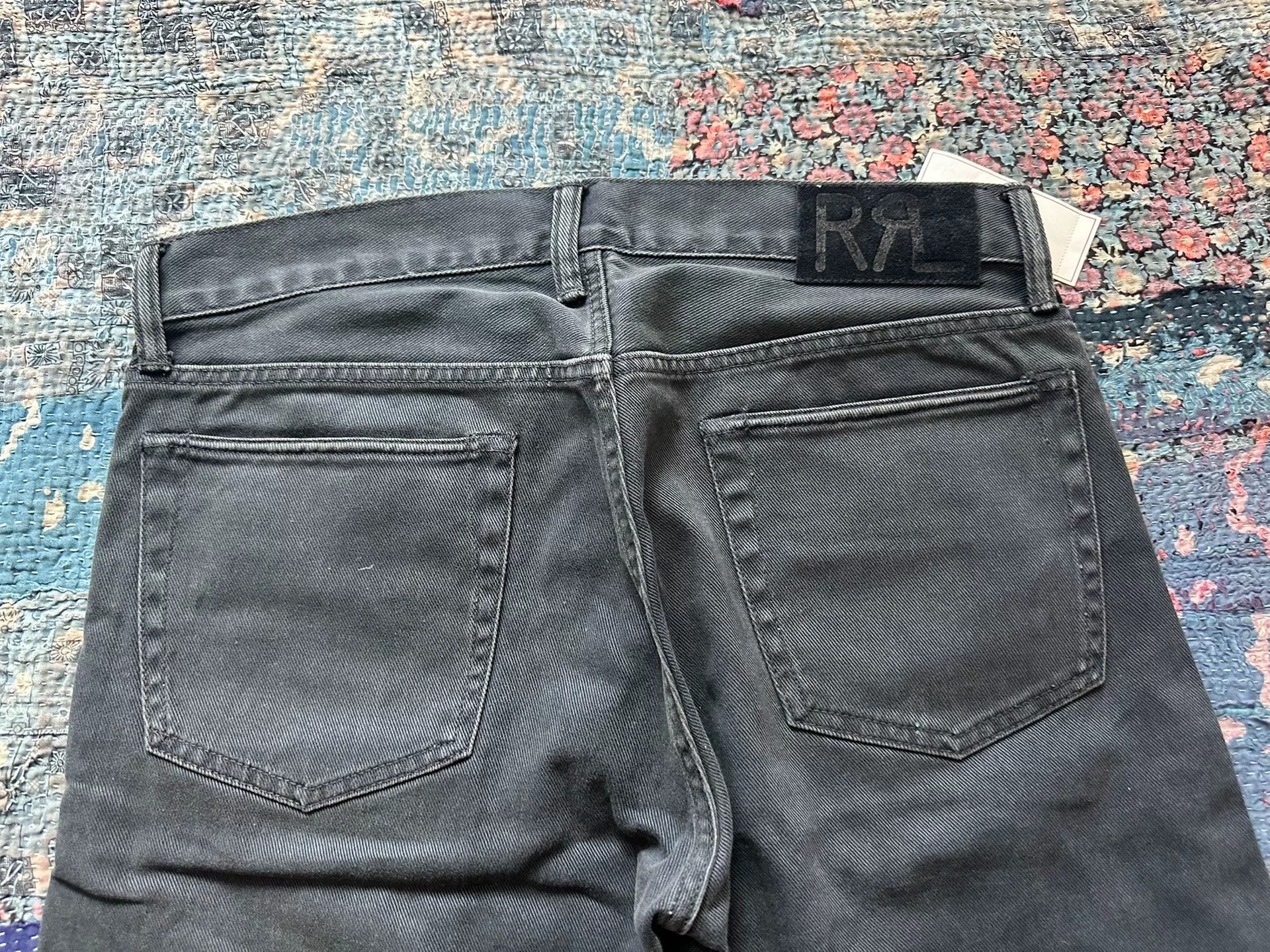 RRL Ralph Lauren black vintage style long pants Size US 32 / EU 48 - 4 Thumbnail