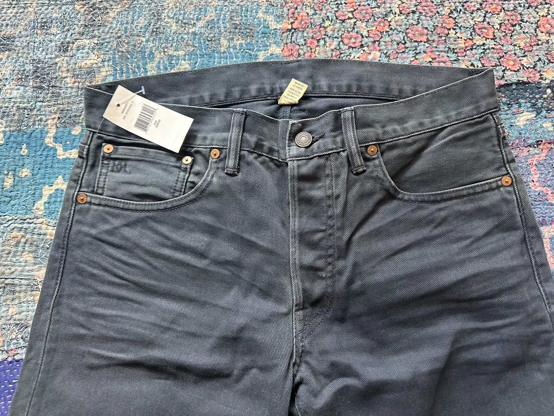 RRL Ralph Lauren black vintage style long pants Size US 32 / EU 48 - 3 Thumbnail