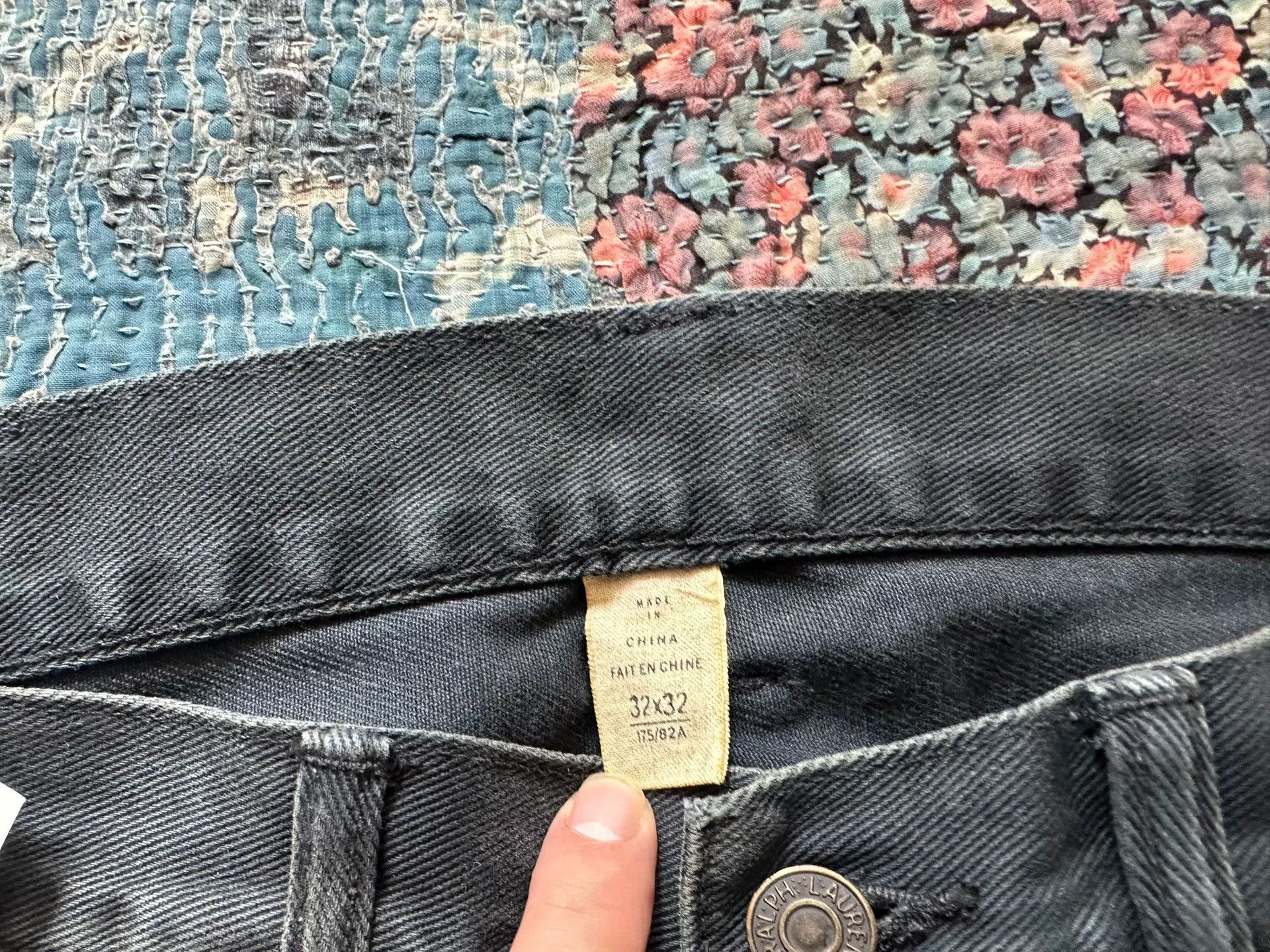 RRL Ralph Lauren black vintage style long pants Size US 32 / EU 48 - 5 Thumbnail