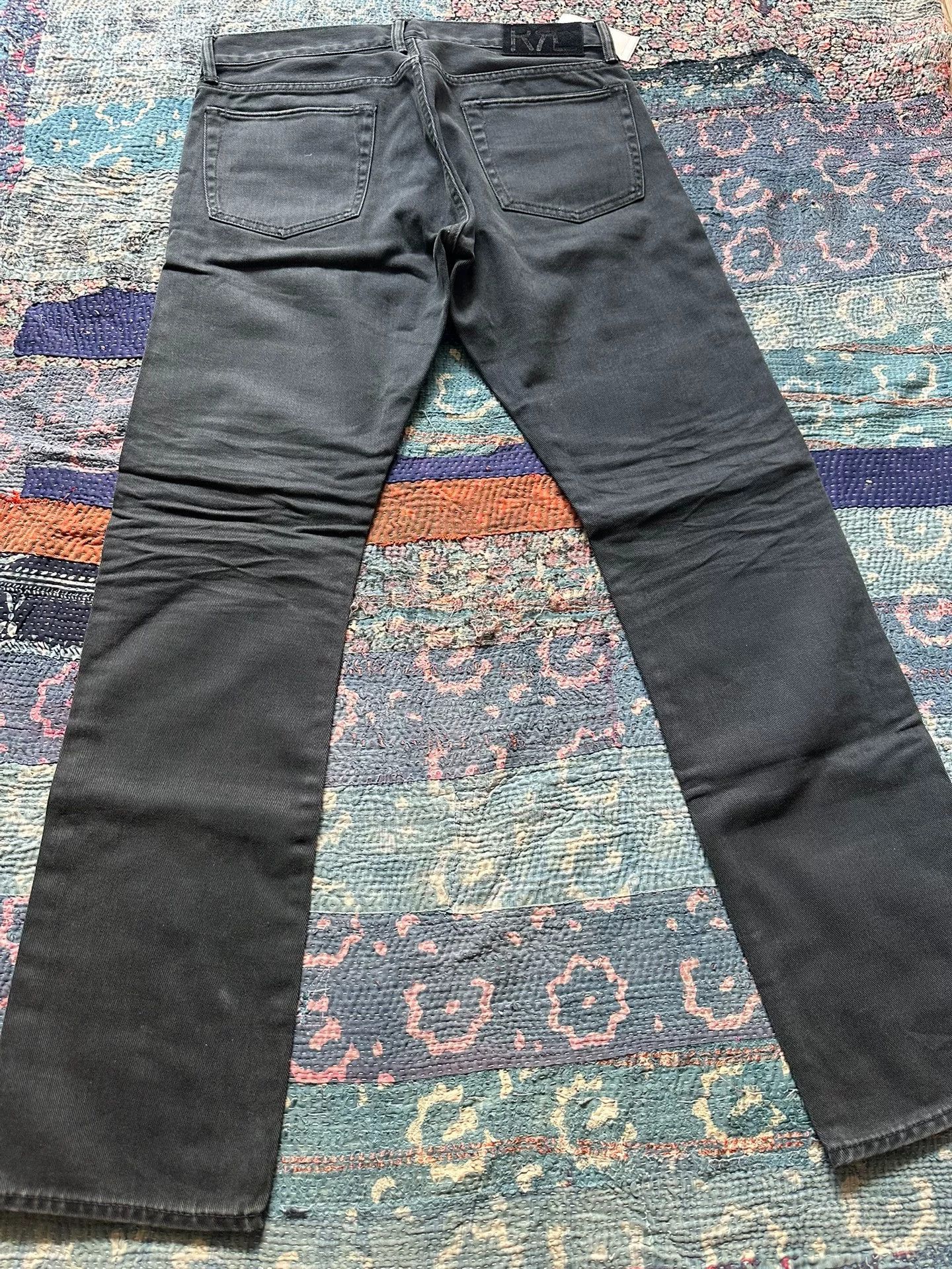 RRL Ralph Lauren black vintage style long pants Size US 32 / EU 48 - 2 Thumbnail