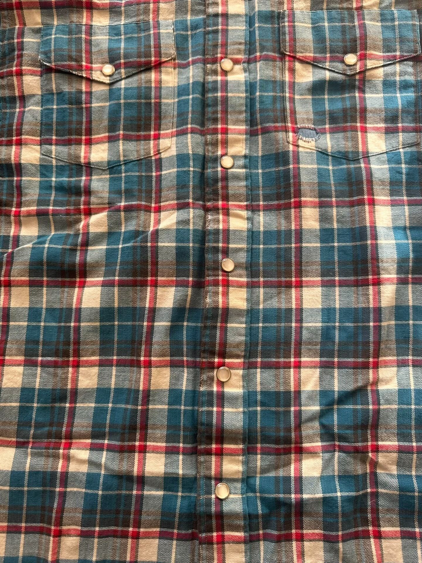 RRL Ralph Lauren vintage plaid patchwork work shirt Size US M / EU 48-50 / 2 - 4 Thumbnail