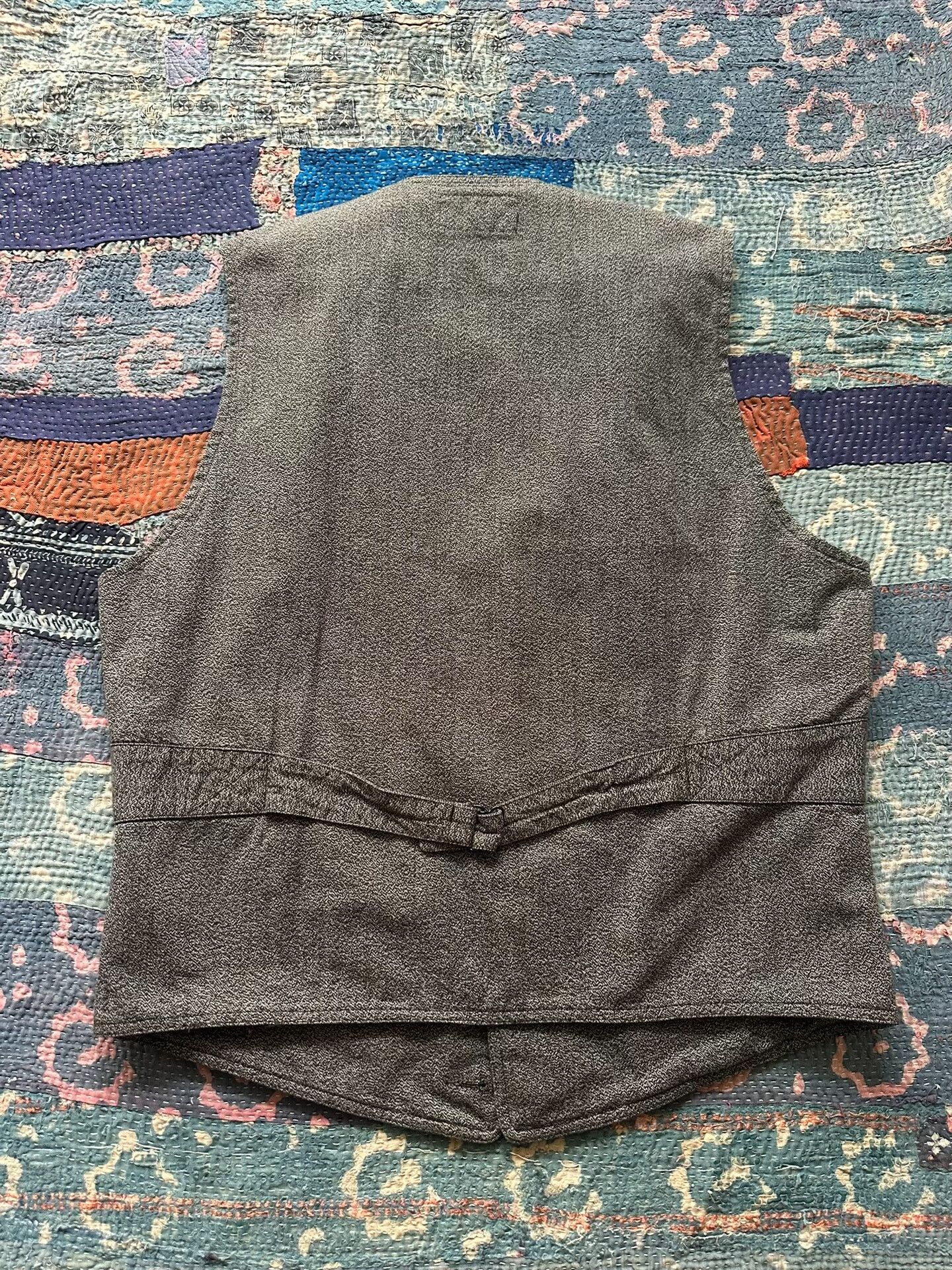 RRL Ralph Lauren gray rrl pepper salt vest size M Size US M / EU 48-50 / 2 - 2 Thumbnail