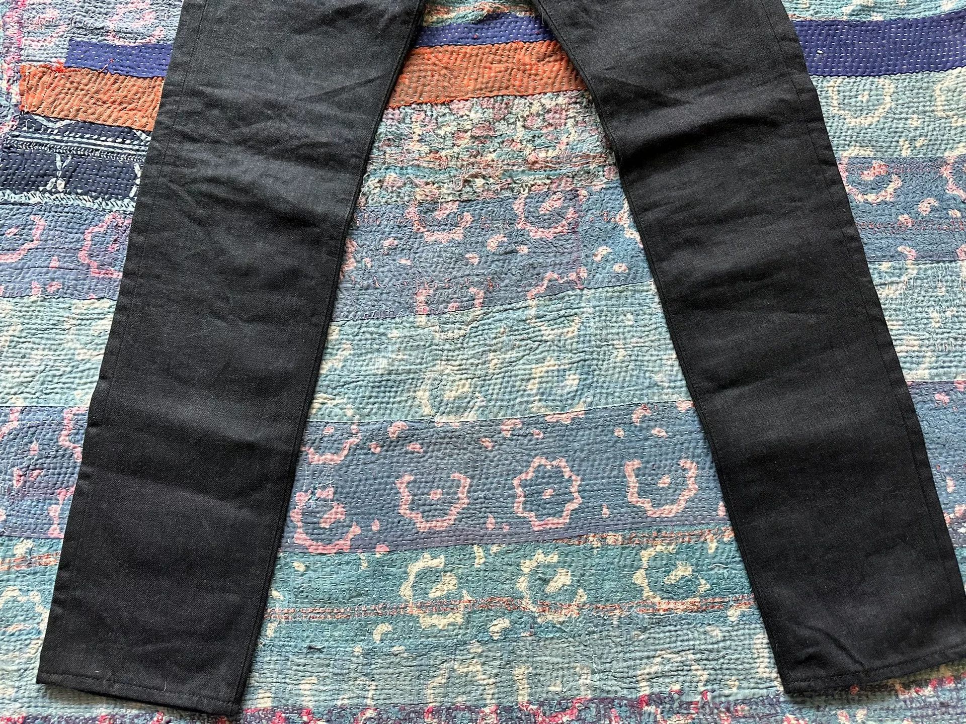 RRL Ralph Lauren rrl black vintage-style denim pants Size US 30 / EU 46 - 6 Thumbnail