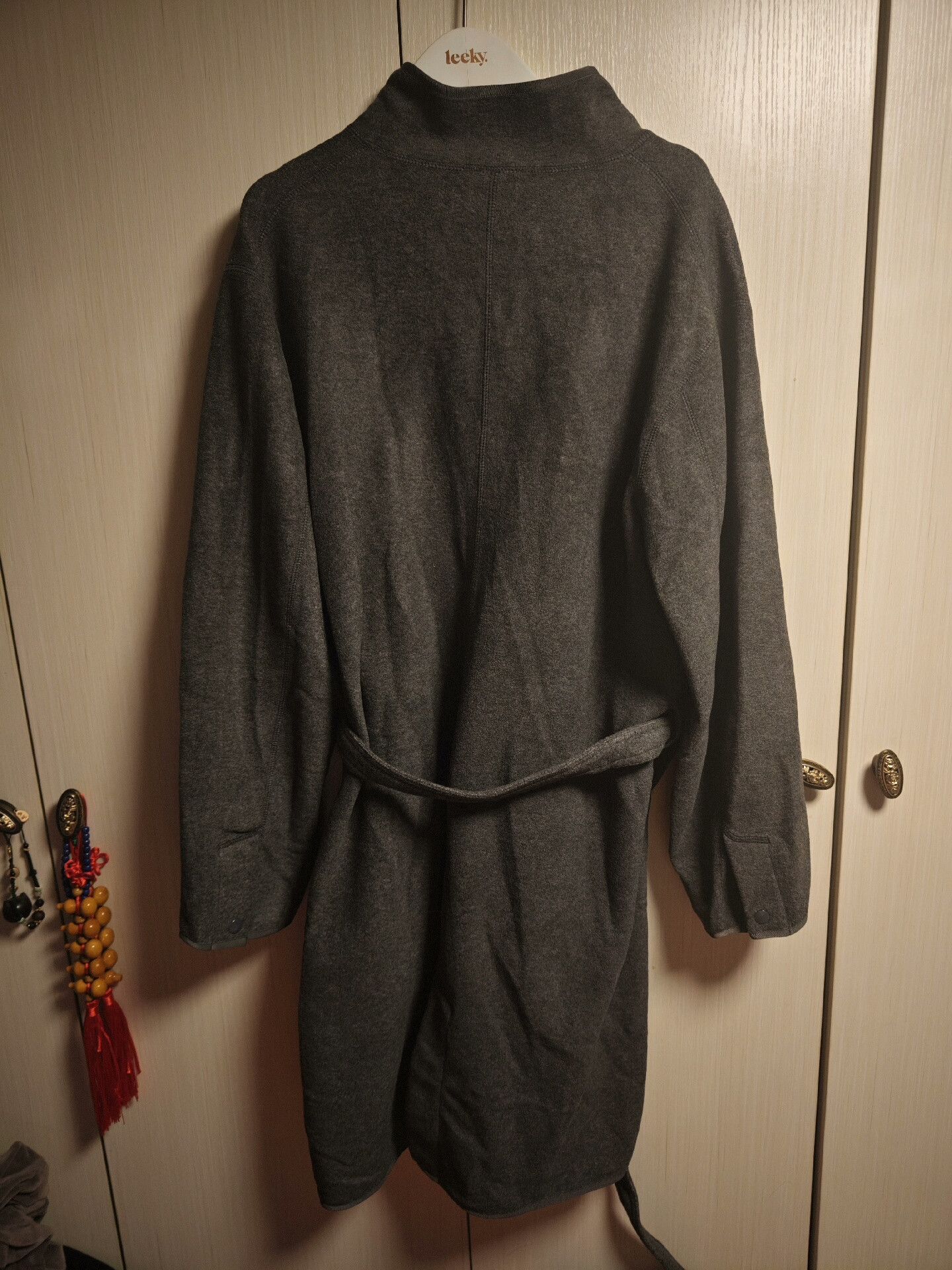 Porter Classic gray belted coat by Porter Classic Size M / US 6-8 / IT 42-44 - 3 Thumbnail