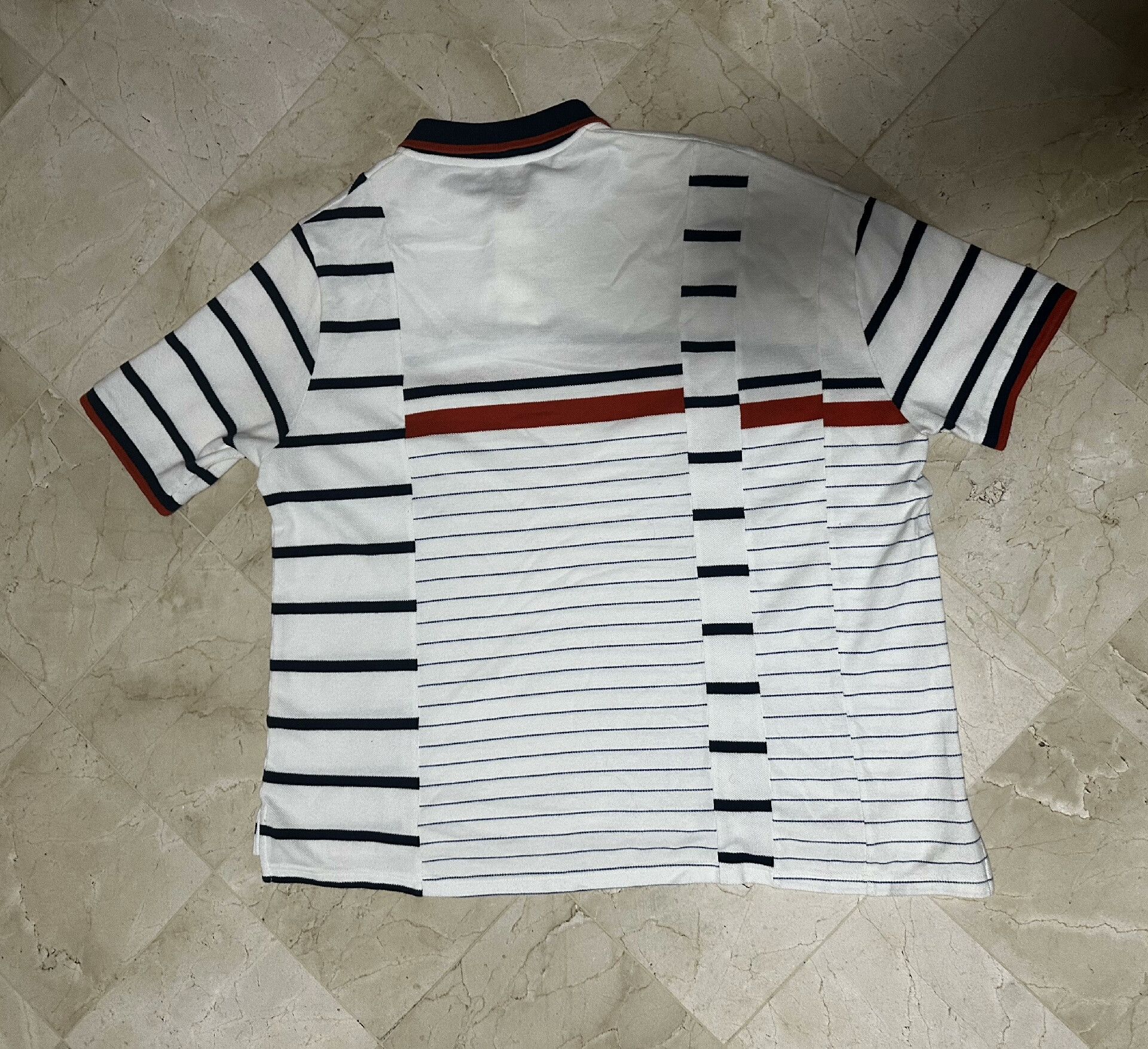 Martine Rose asymmetric cut polo shirt in xl size Size US XL / EU 56 / 4 - 2 Thumbnail