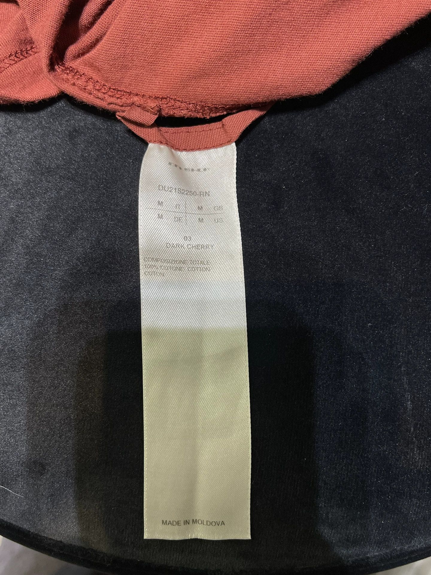 Rick Owens rick owens new cotton t-shirt in red Size US M / EU 48-50 / 2 - 4 Thumbnail