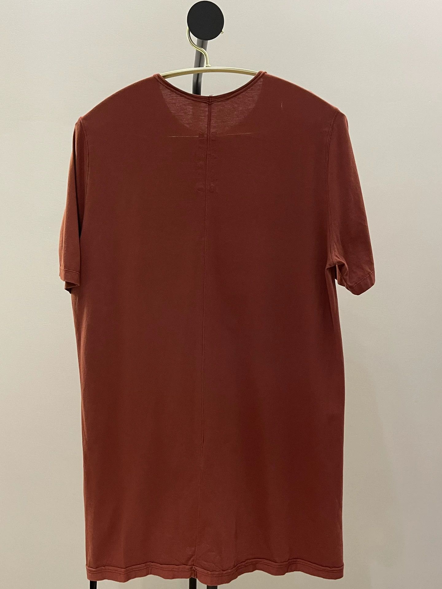Rick Owens rick owens new cotton t-shirt in red Size US M / EU 48-50 / 2 - 2 Thumbnail