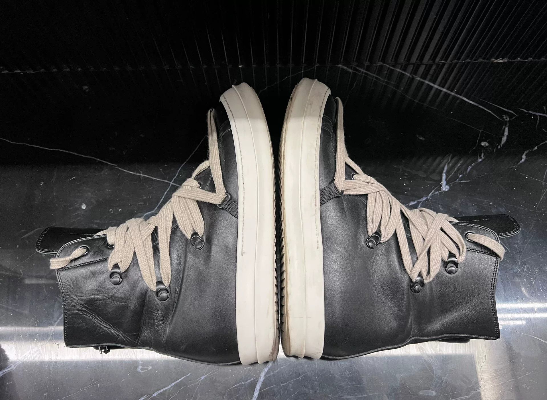 Rick Owens rick owens strappy high-top sneakers for men Size US 10 / EU 43 - 4 Thumbnail