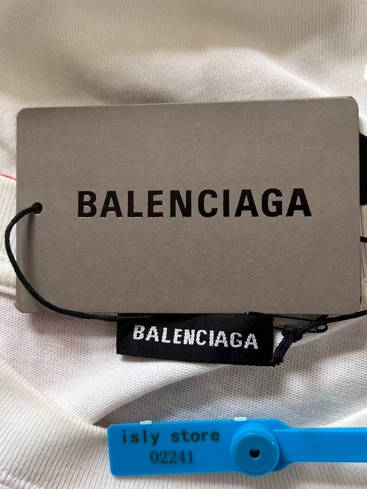 Balenciaga Logo Print Casual Short Sleeve Top