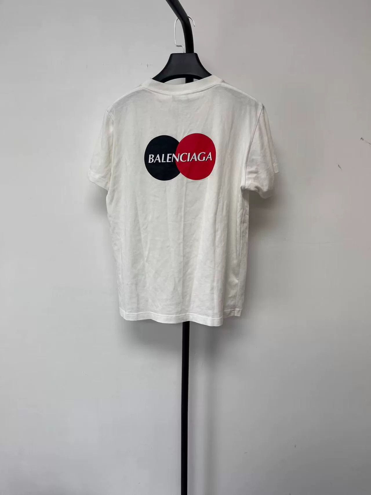 Balenciaga Logo Print Casual Short Sleeve Top