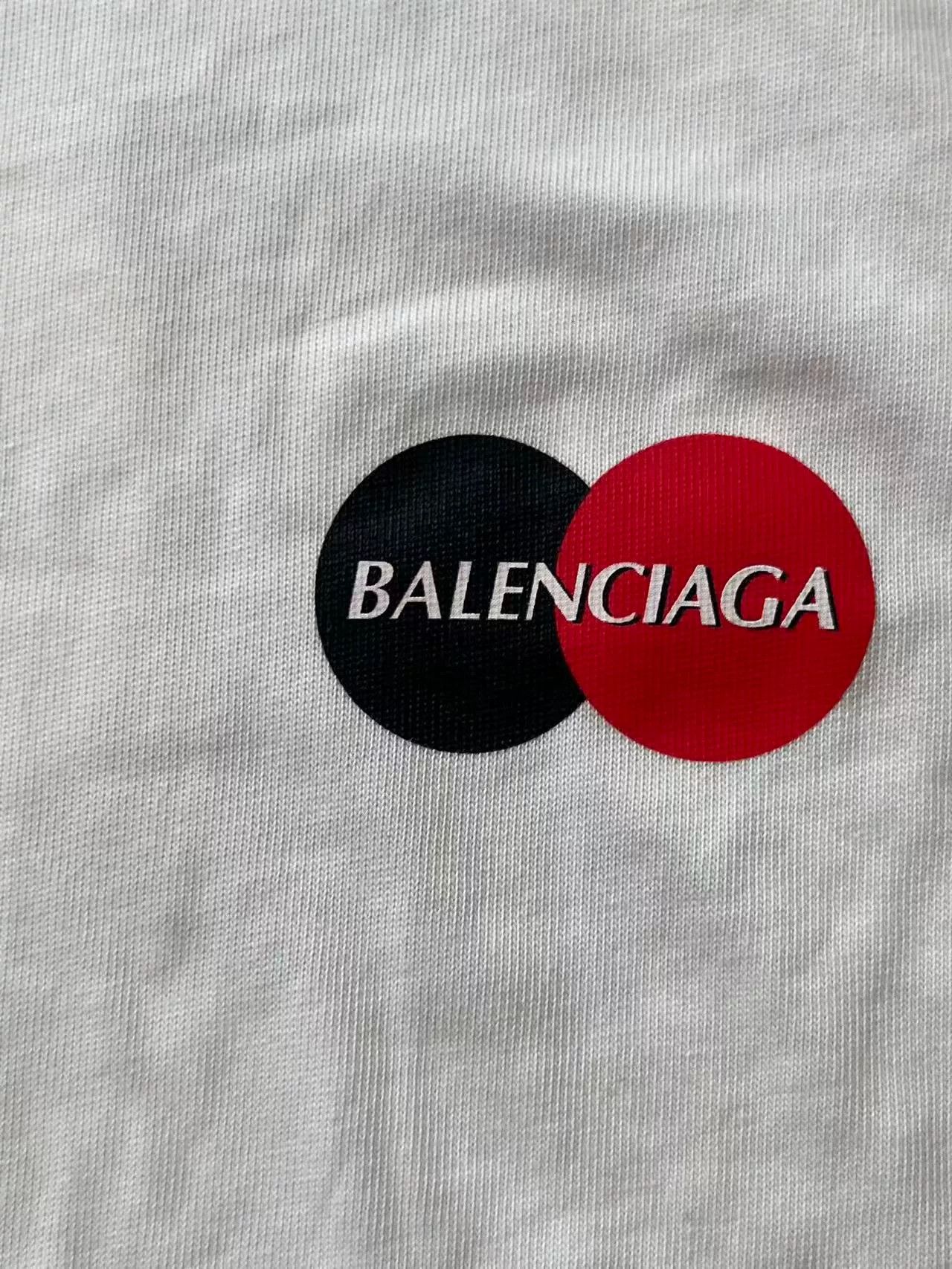 Balenciaga Logo Print Casual Short Sleeve Top