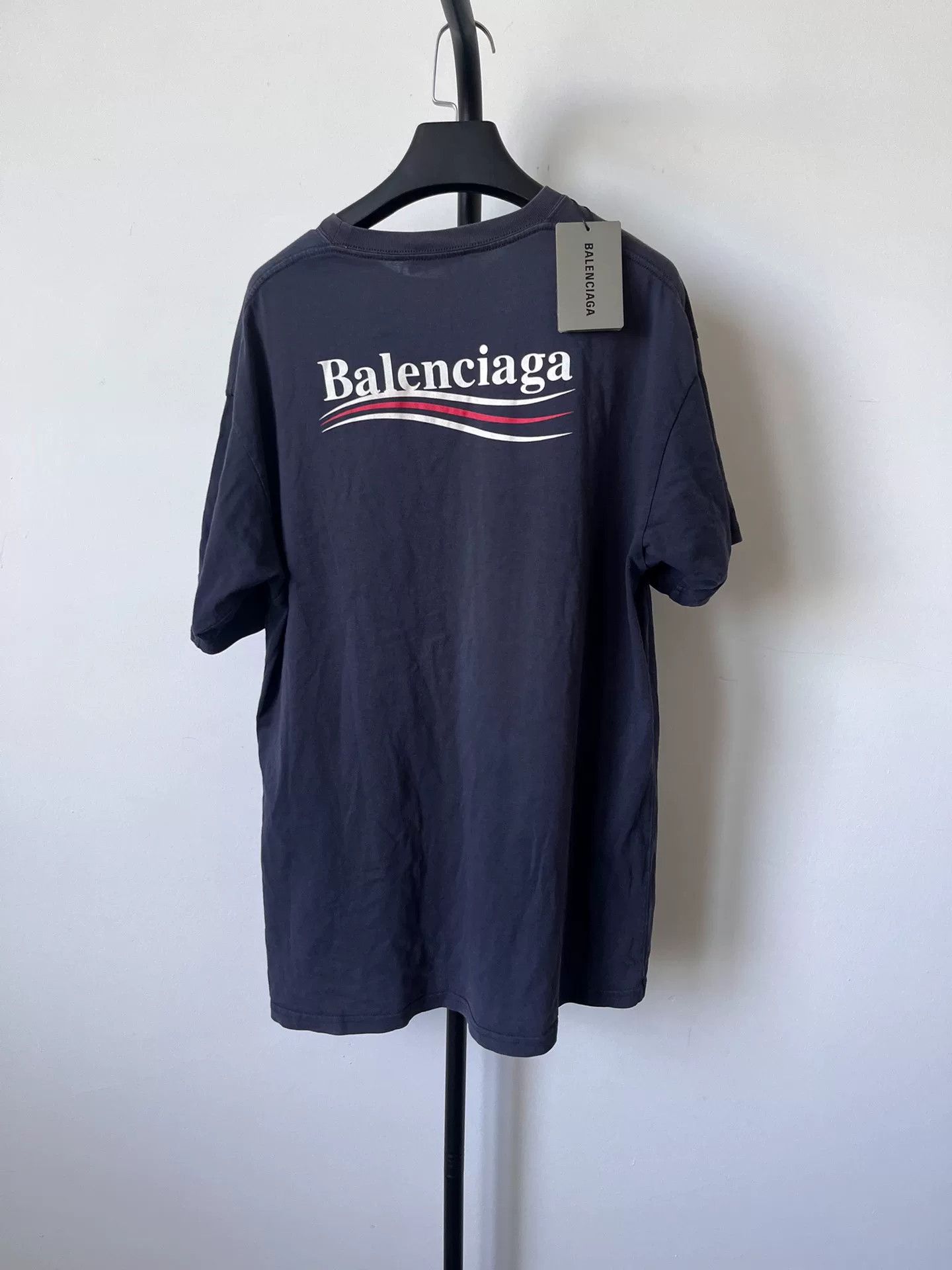Balenciaga balenciaga logo print short sleeve t-shirt Size US XS / EU 42 / 0 - 2 Thumbnail