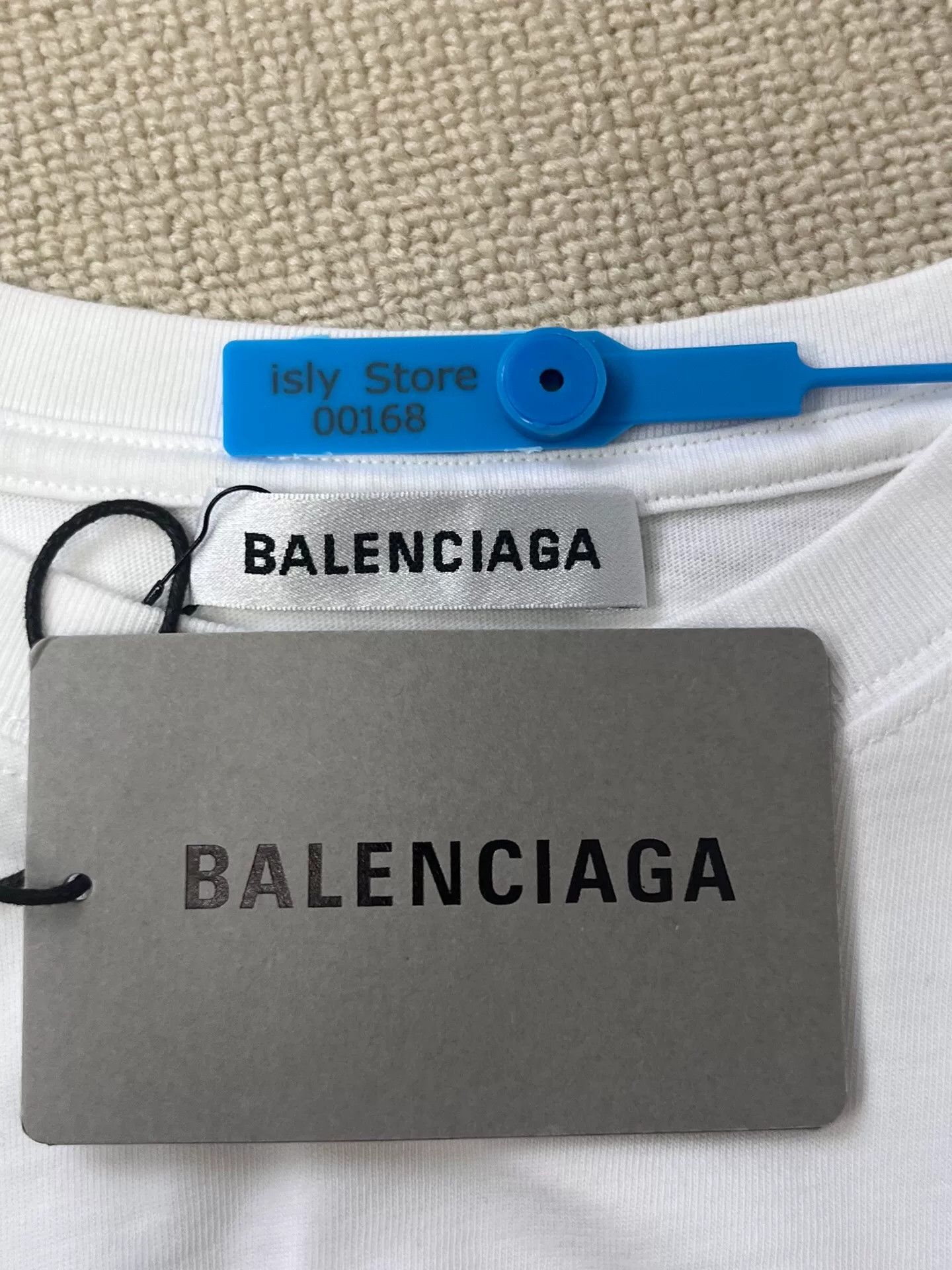 Balenciaga Balenciaga Letter Print Short Sleeve T-Shirt Size XS / US 0-2 / IT 36-38 - 4 Thumbnail