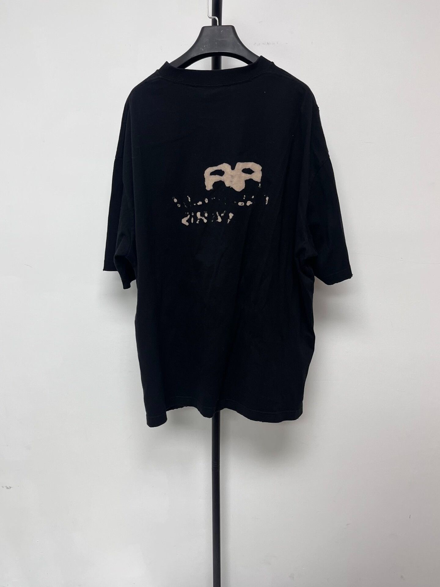 Balenciaga balenciaga logo print black t-shirt Size US XS / EU 42 / 0 - 2 Thumbnail