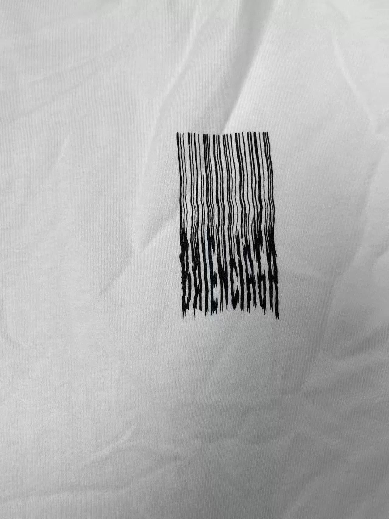 Balenciaga balenciaga logo waterfall short sleeve t-shirt Size US S / EU 44-46 / 1 - 3 Thumbnail