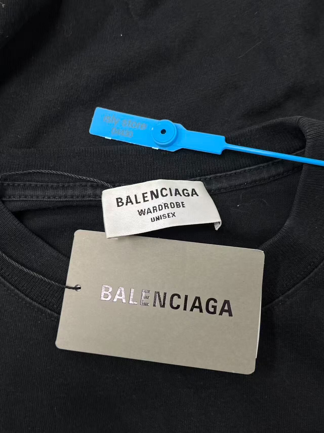 Balenciaga Balenciaga Black Logo Loose Fit T-Shirt Size XS / US 0-2 / IT 36-38 - 5 Thumbnail
