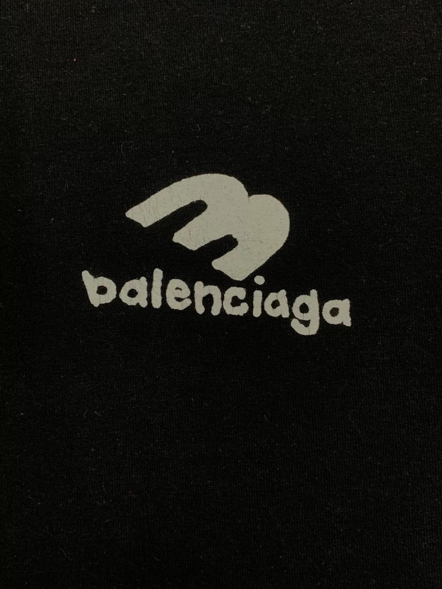 Balenciaga Balenciaga Logo Print Short Sleeve T-Shirt Size M / US 6-8 / IT 42-44 - 4 Thumbnail