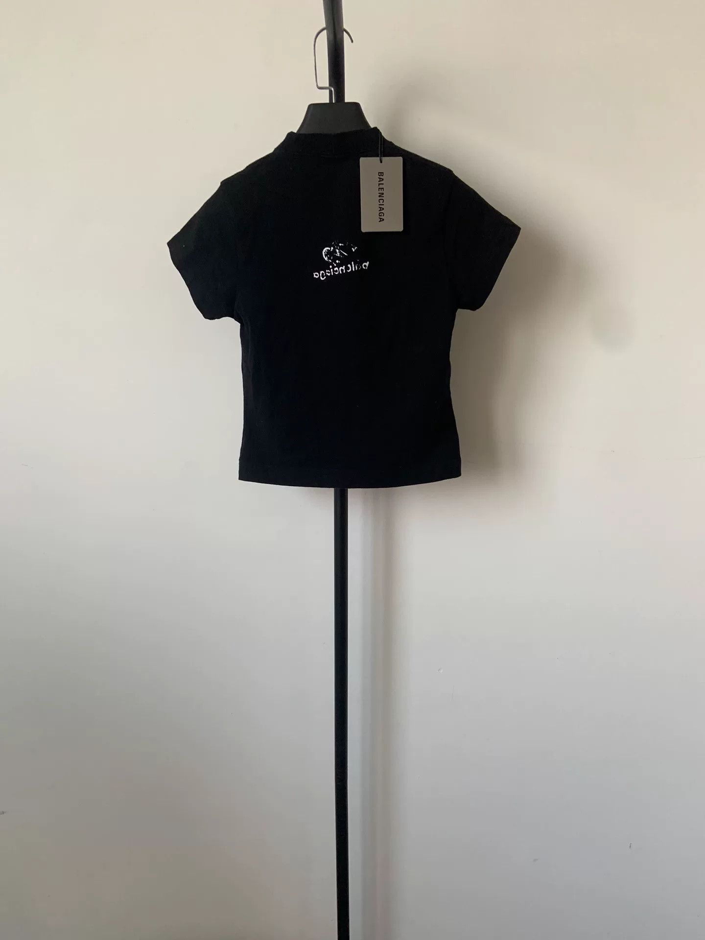 Balenciaga Balenciaga Logo Print Short Sleeve T-Shirt Size M / US 6-8 / IT 42-44 - 2 Thumbnail