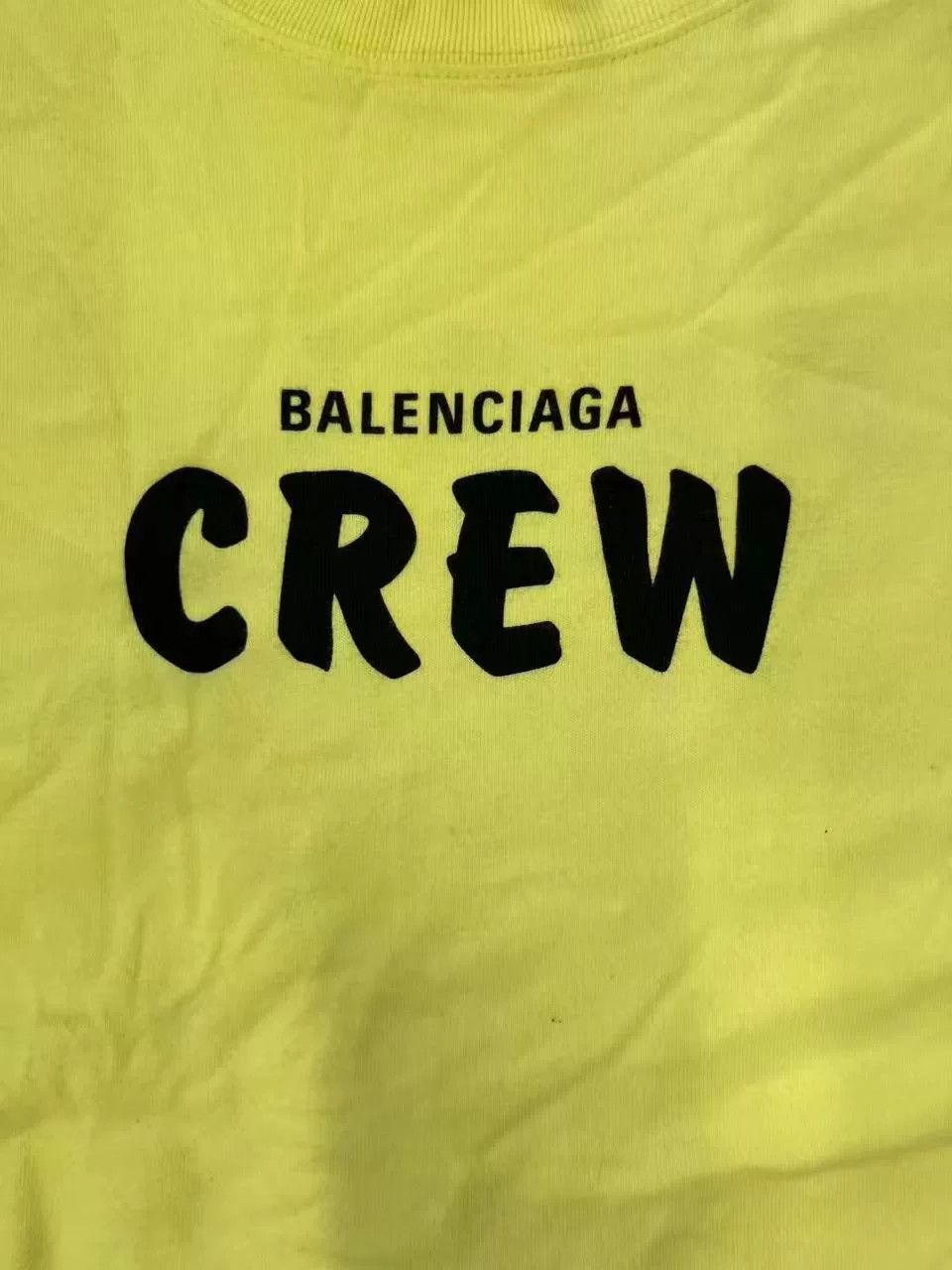 Balenciaga balenciaga logo print casual t-shirt yellow Size S / US 4 / IT 40 - 3 Thumbnail
