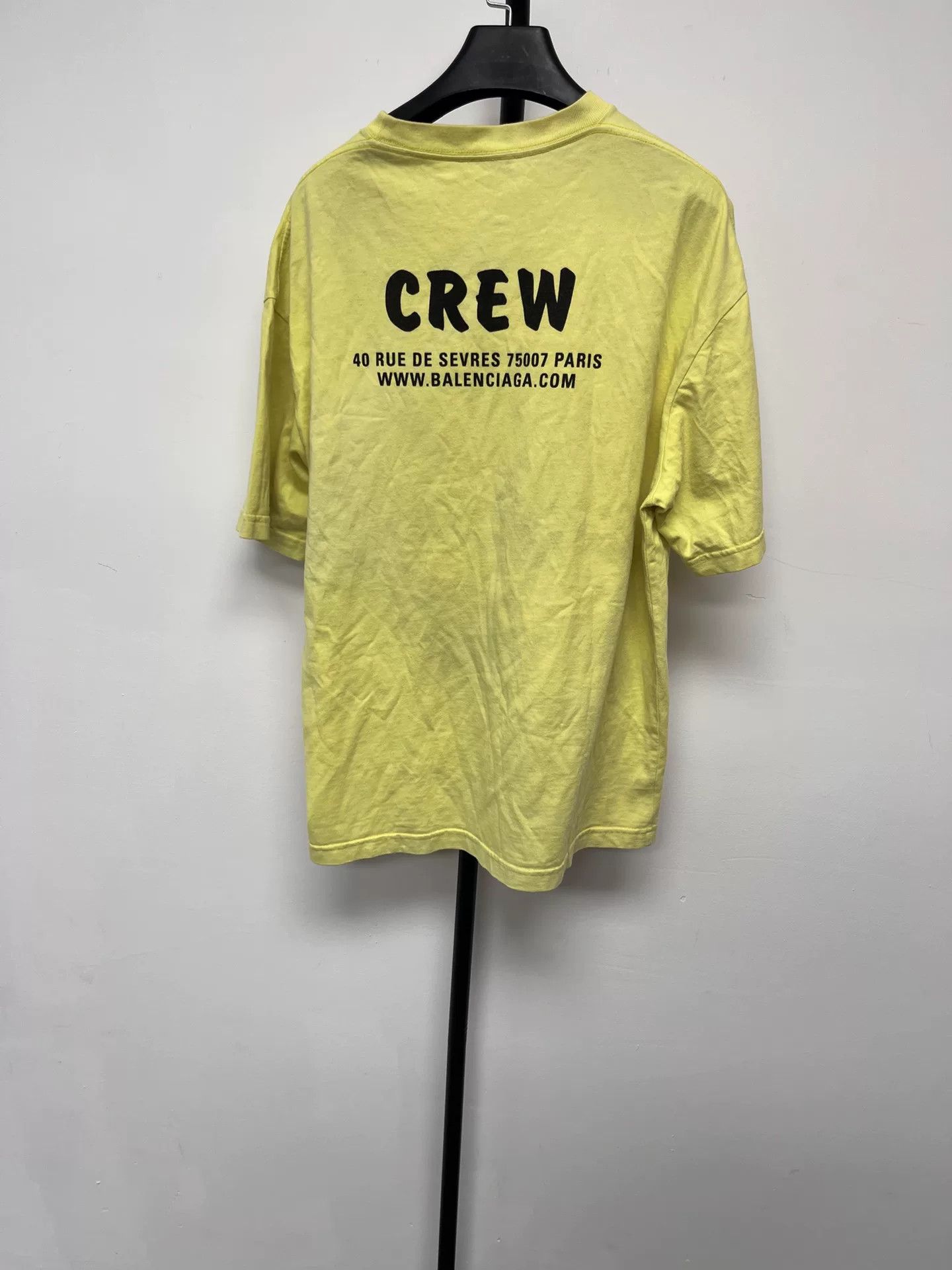 Balenciaga balenciaga logo print crew neck tee Size S / US 4 / IT 40 - 2 Thumbnail