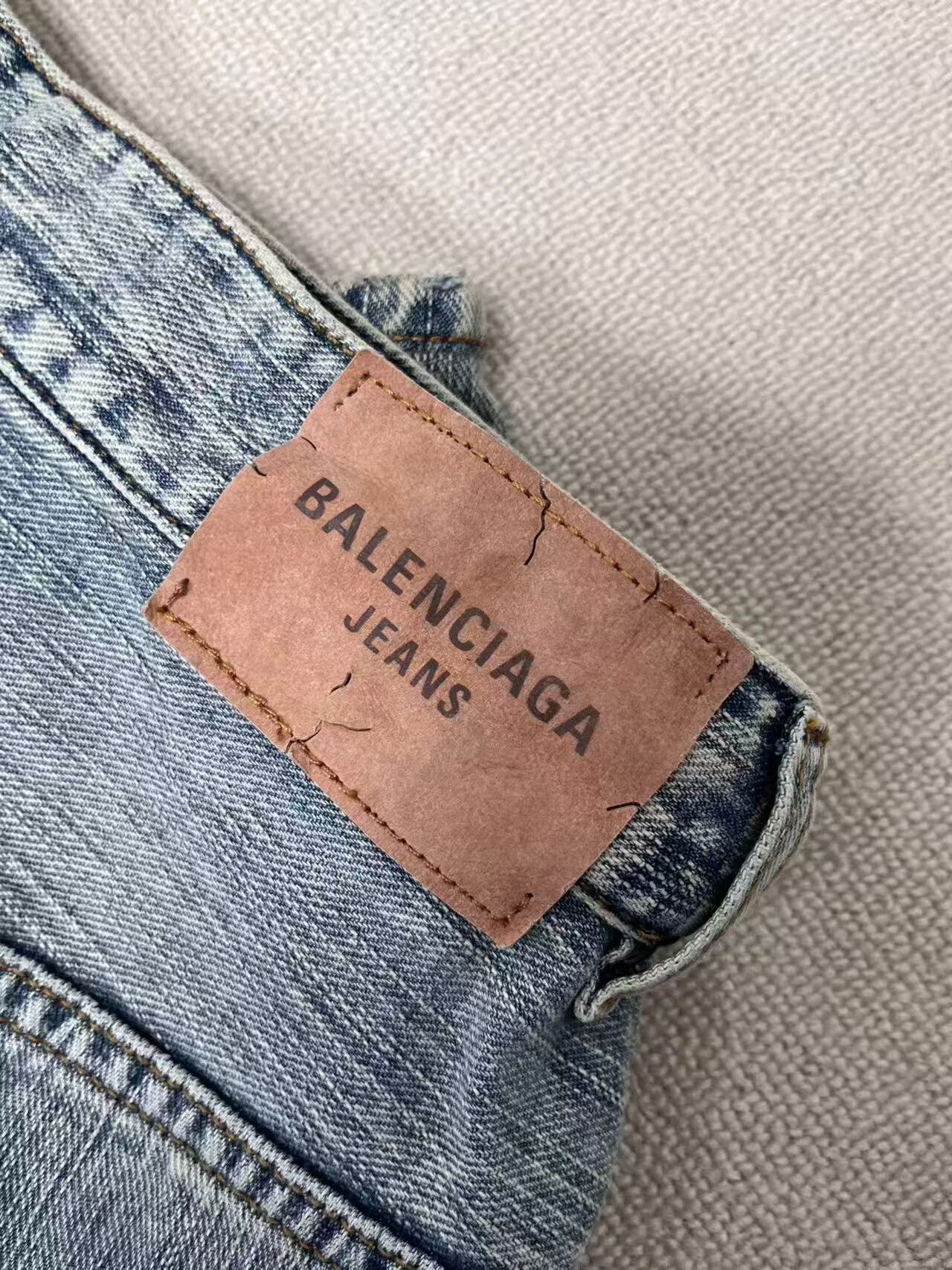 Balenciaga Balenciaga Light Blue Denim Pants for Men Size US 30 / EU 46 - 3 Thumbnail