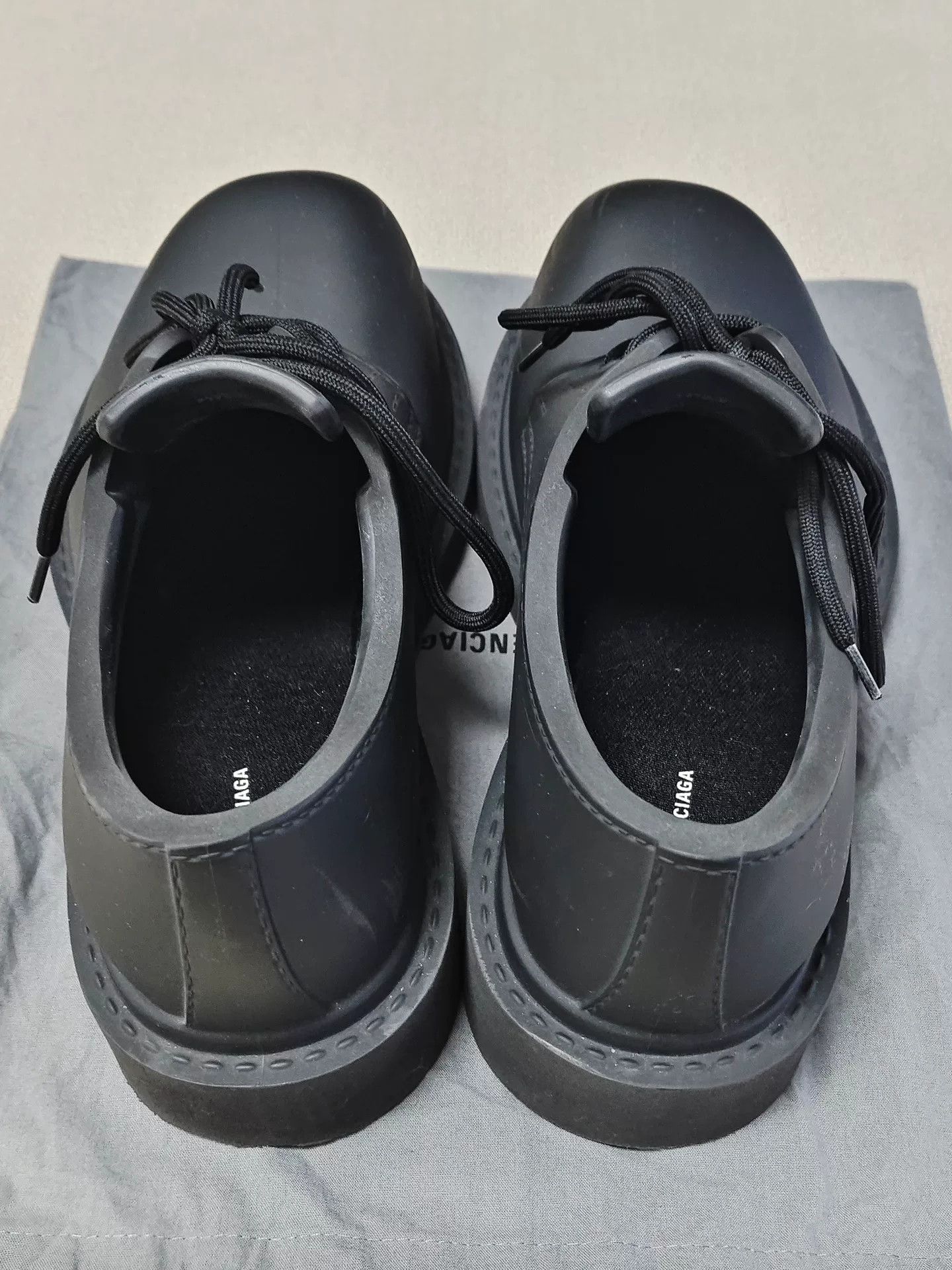 Balenciaga balenciaga black steroid derby shoes Size US 8.5 / EU 41-42 - 4 Thumbnail